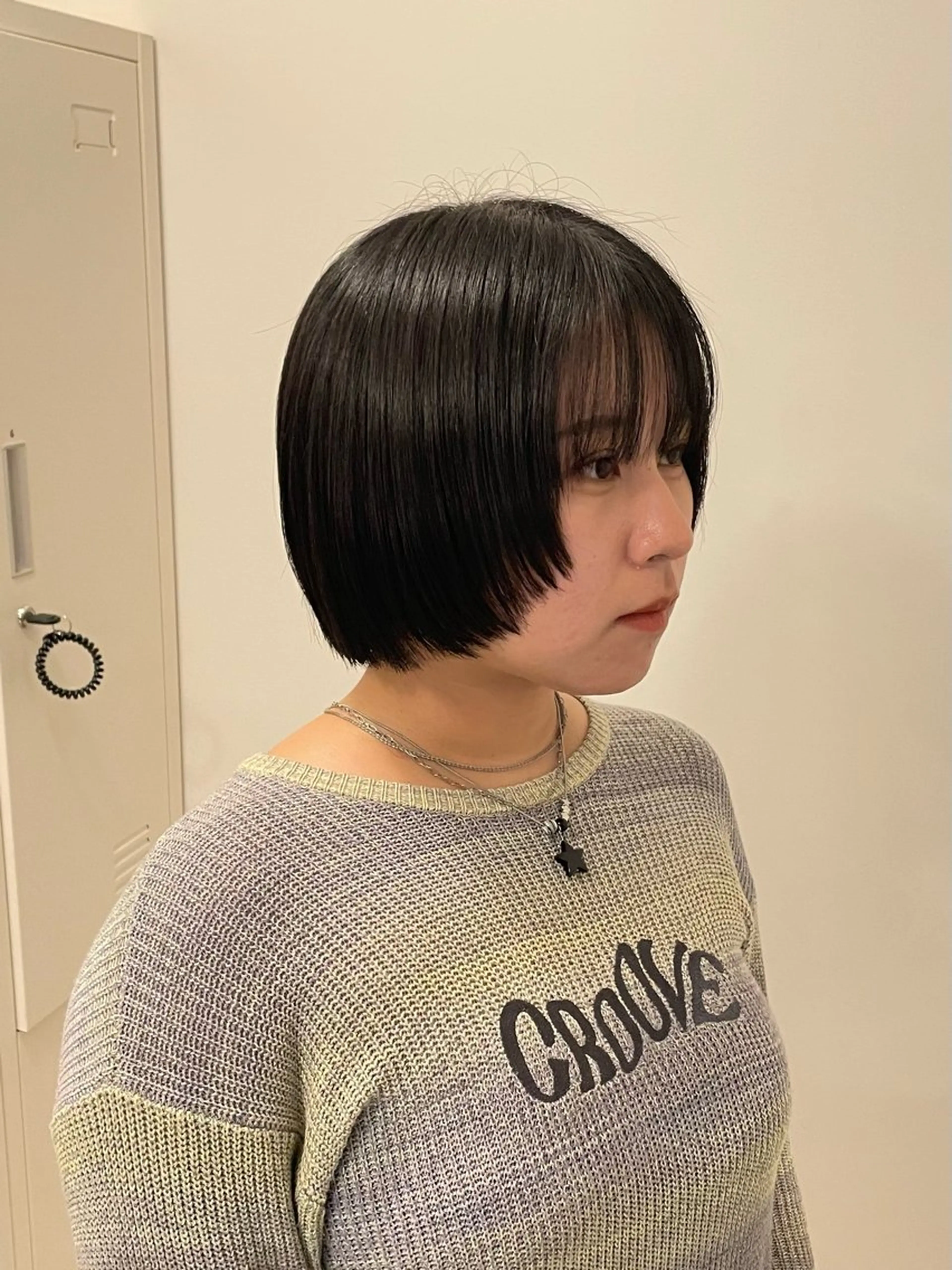 ショート ボブ レイヤーカット カットモデル/ 🌷内藤美乃🌷のヘアスタイル