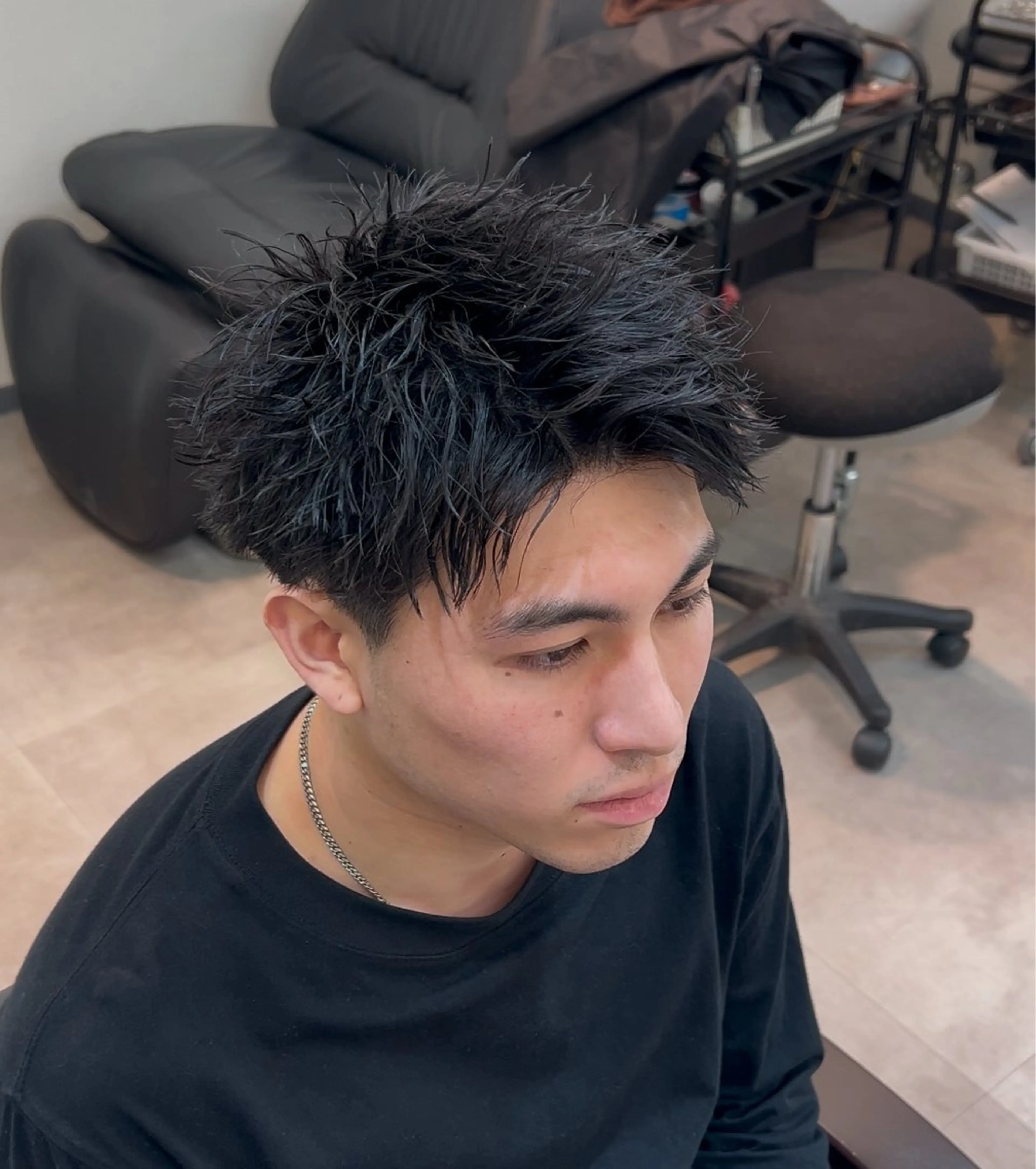 ショート パーマ メンズ モテ髪/髪質改善 🧚‍♀️KAITOのヘアスタイル