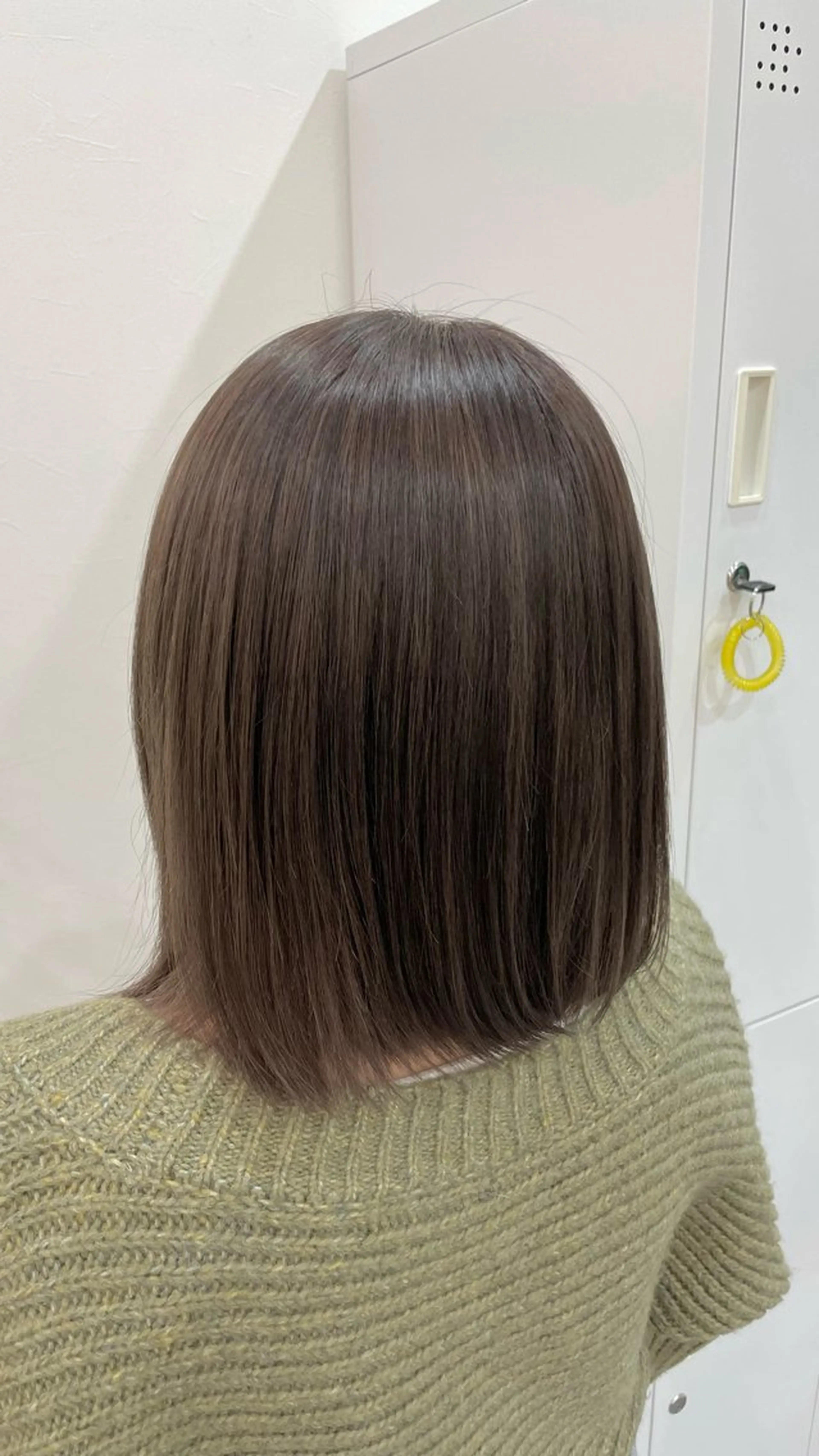 ミディアム カラー ブリーチ グレージュ ハイトーンカラー hair terrace M所属・郡山/透明感カラー /馬場アンドレアのヘアスタイル