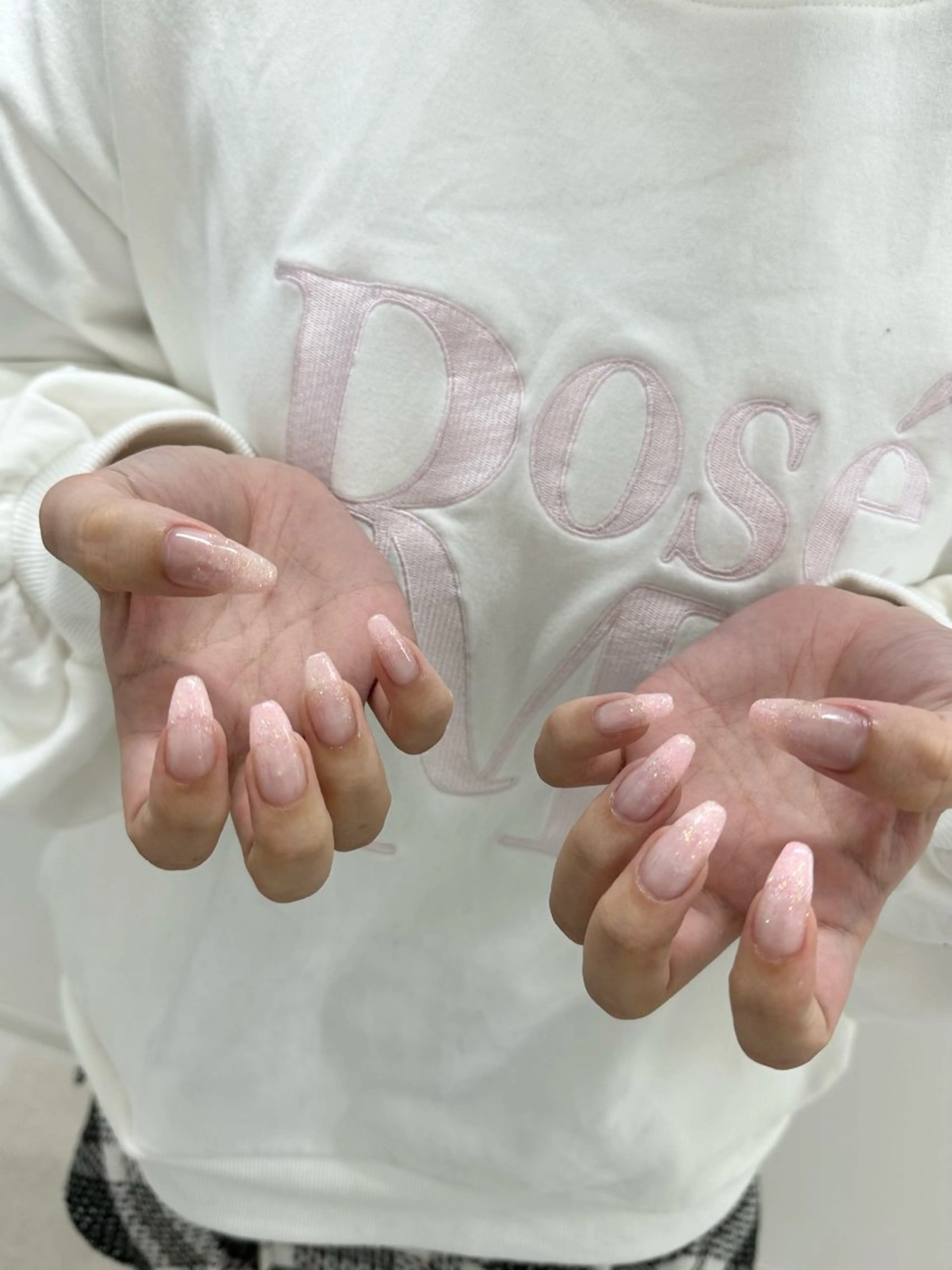 ネイル ラメ(グリッター) ラメグラデーション ピンク Lignal.liit【リグナルリット】所属・Lignalliit KANAKO🦭のネイルデザイン