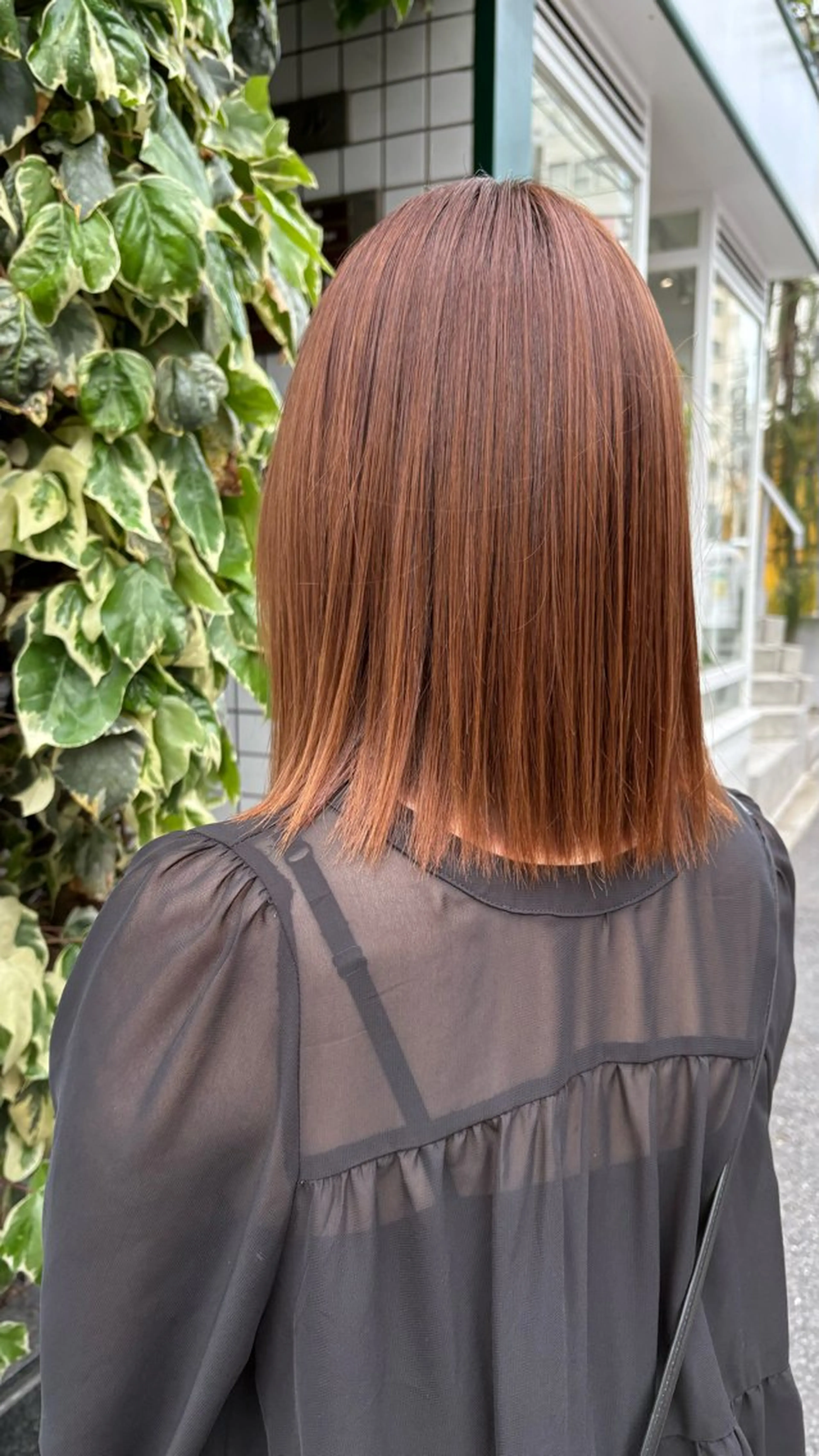 ミディアム カラー 縮毛矯正 hair&make orange所属・🌈原宿/推しカラー /マーコ🌈のヘアスタイル