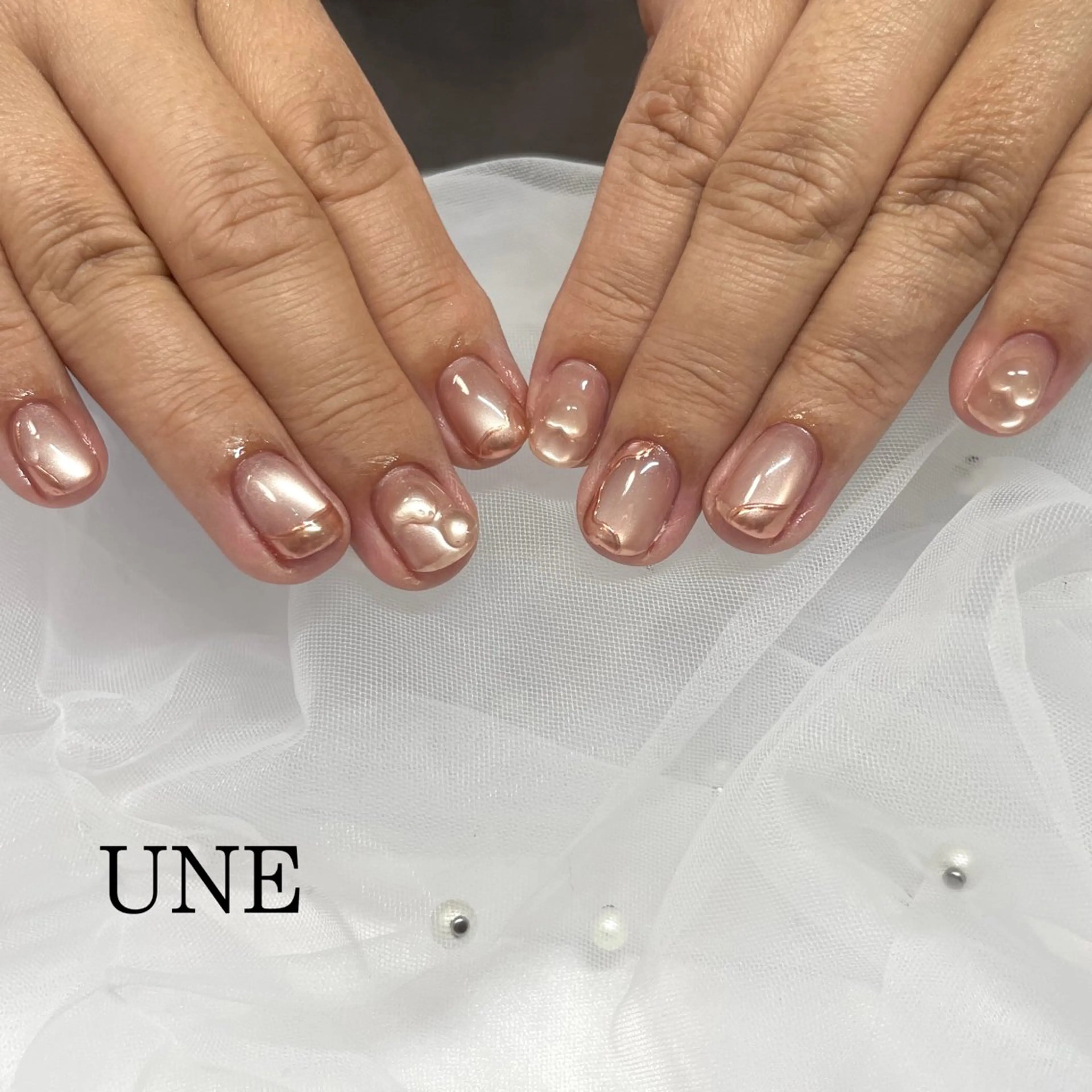 ショート UNE.【ユヌ】 Jr.NANAのネイルデザイン