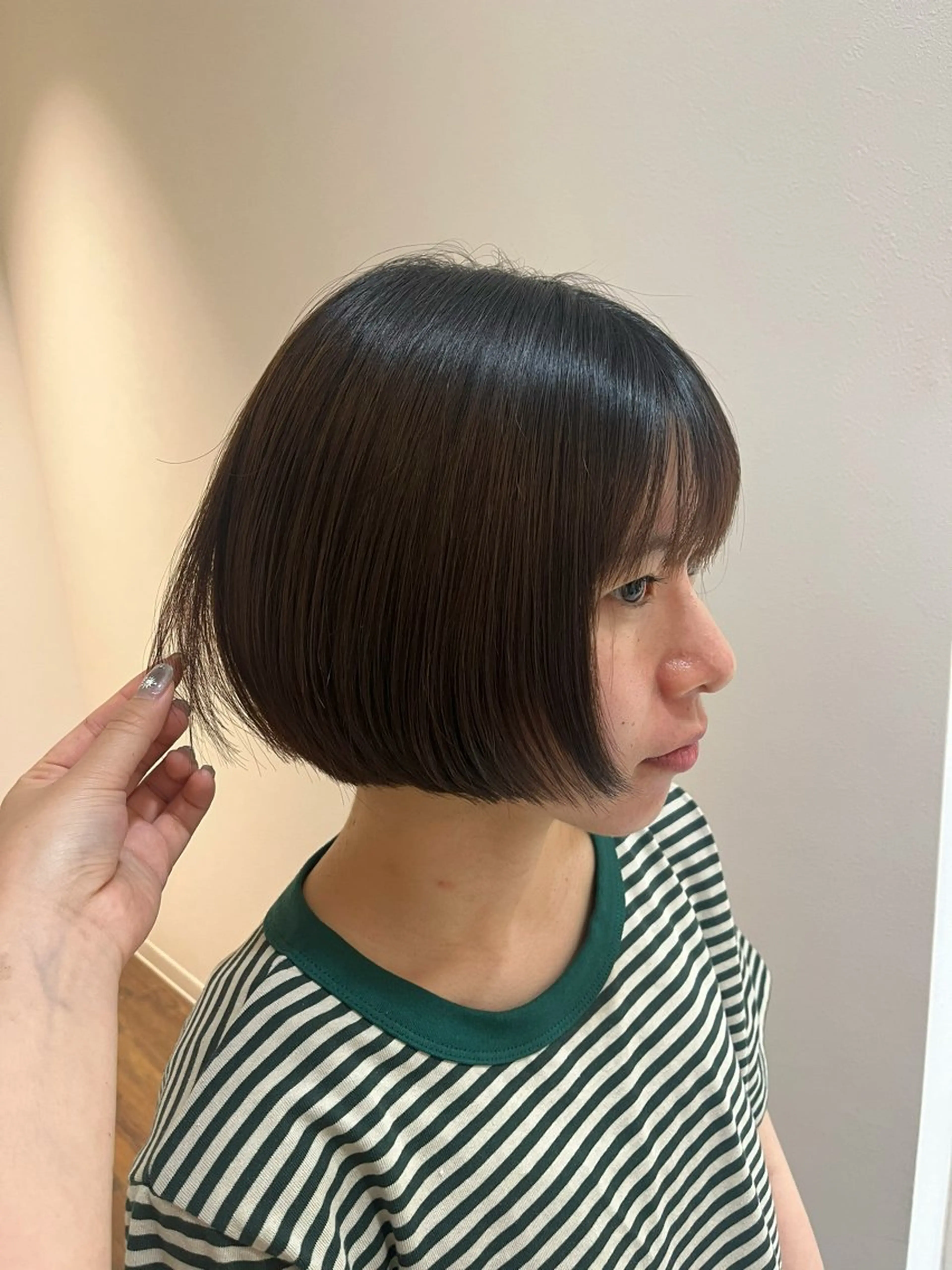 ショート ショートボブ ボブ ショートヘア CLIQUE　有木 七虹のヘアスタイル