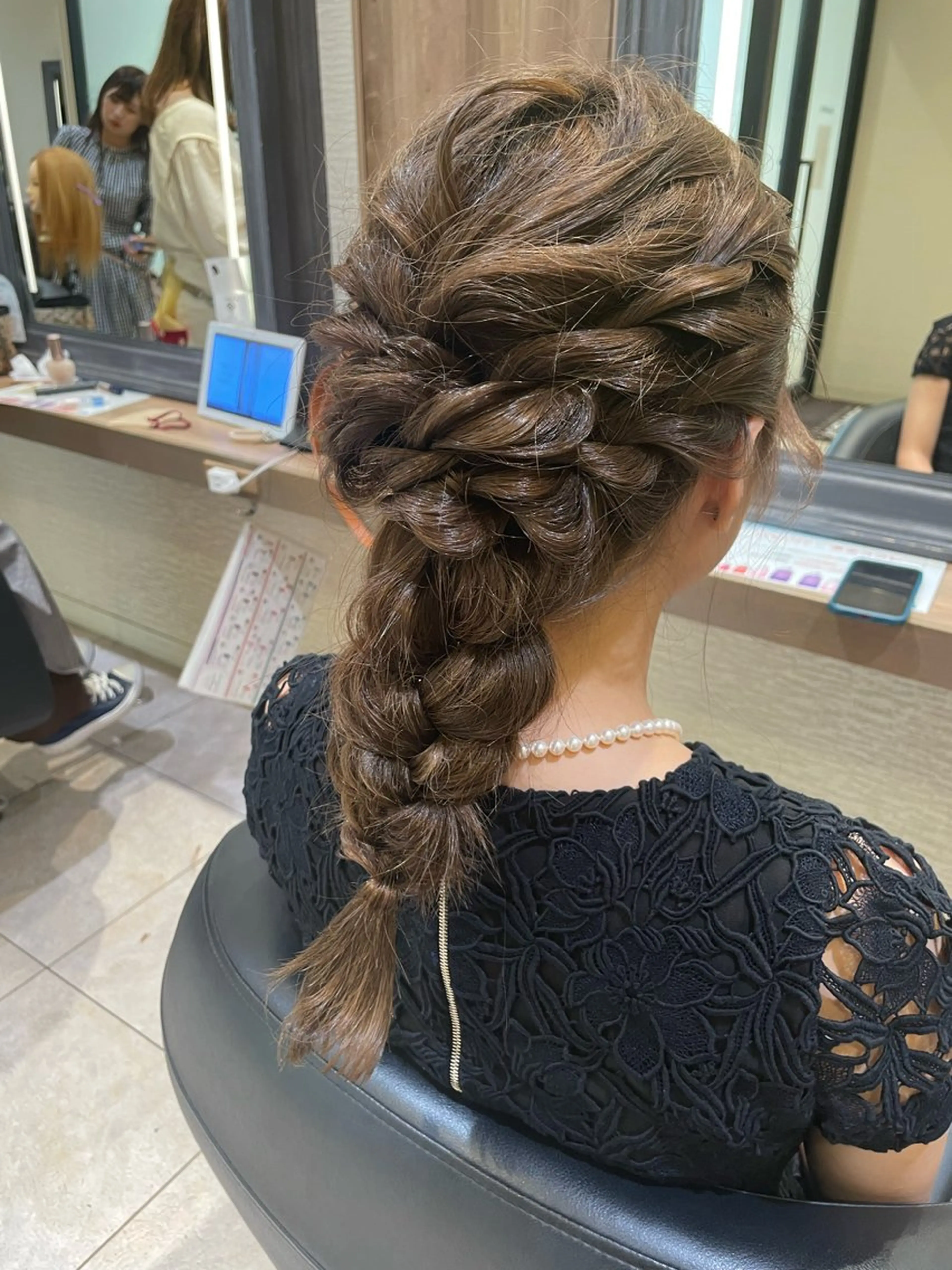 ロング ヘアセット レイヤー/ハイトーン 🫧‪Erikaのヘアスタイル