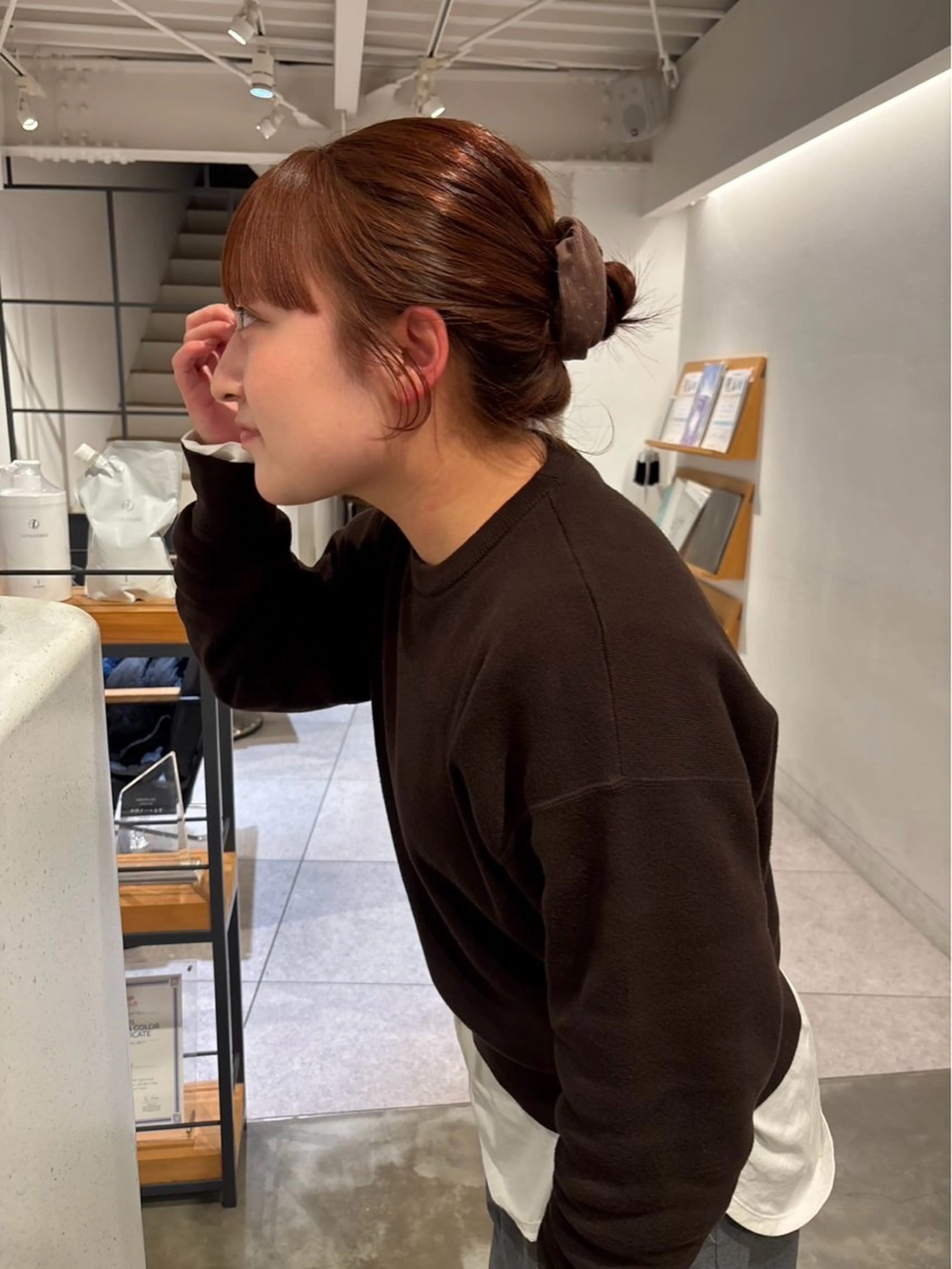 ミディアム ヘアアレンジ haruna / 京都美容室のヘアスタイル