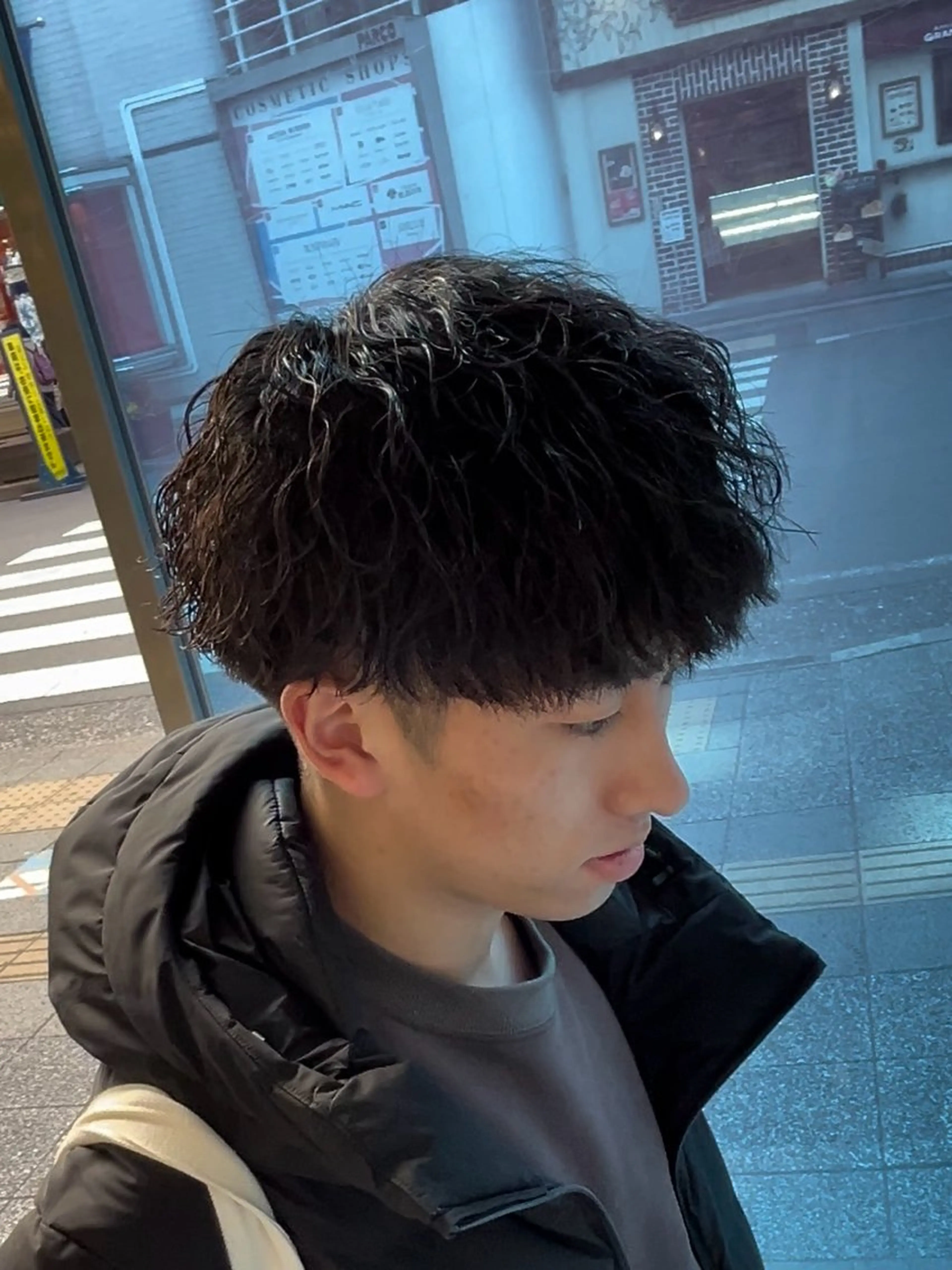 パーマ メンズ メンズパーマ ツイストスパイラルパーマ 波巻きパーマ スパイラルパーマ 【メンズ特化】 寺田遥輝のヘアスタイル