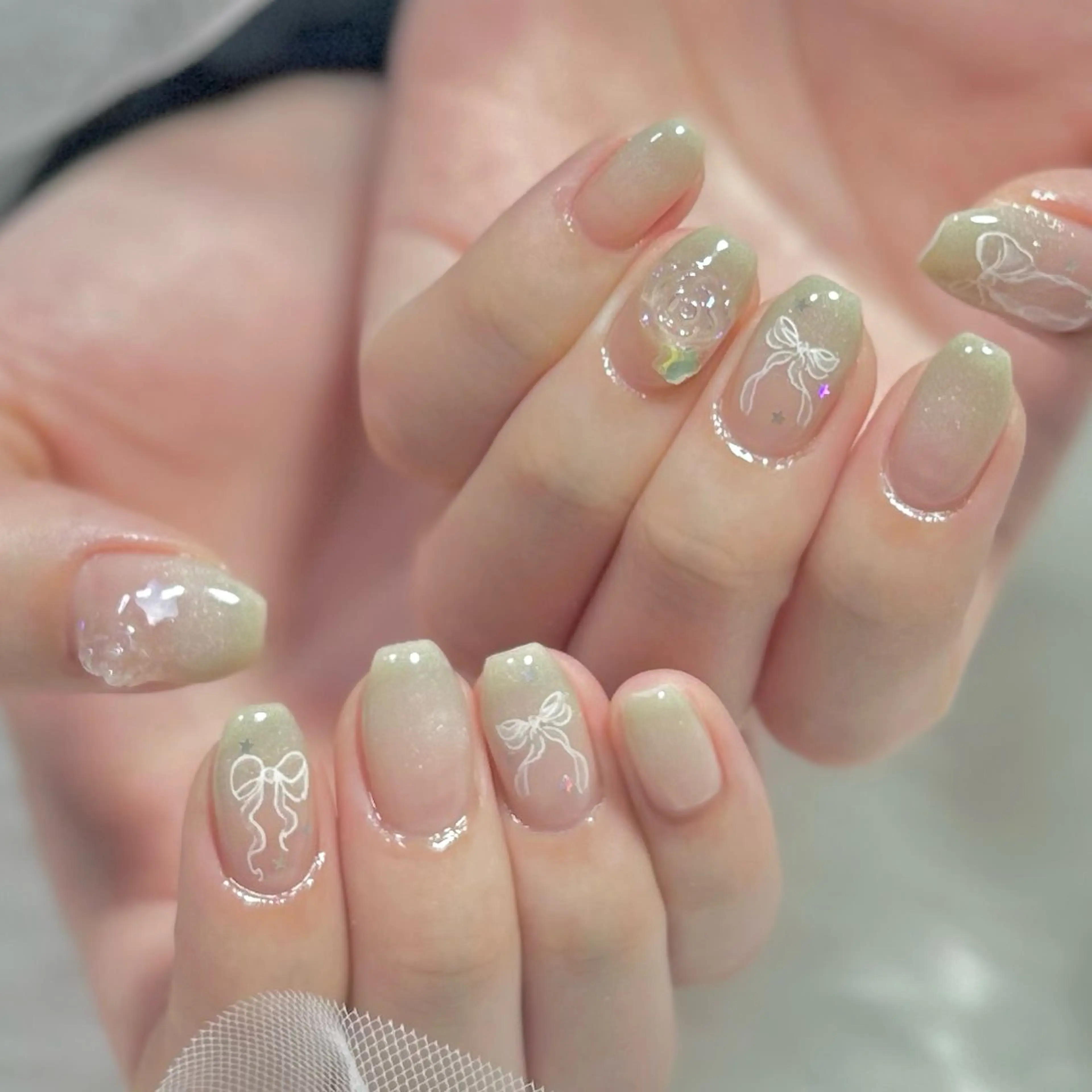 ネイル ハンドネイル ぷりゅねる Nanamiのネイルデザイン