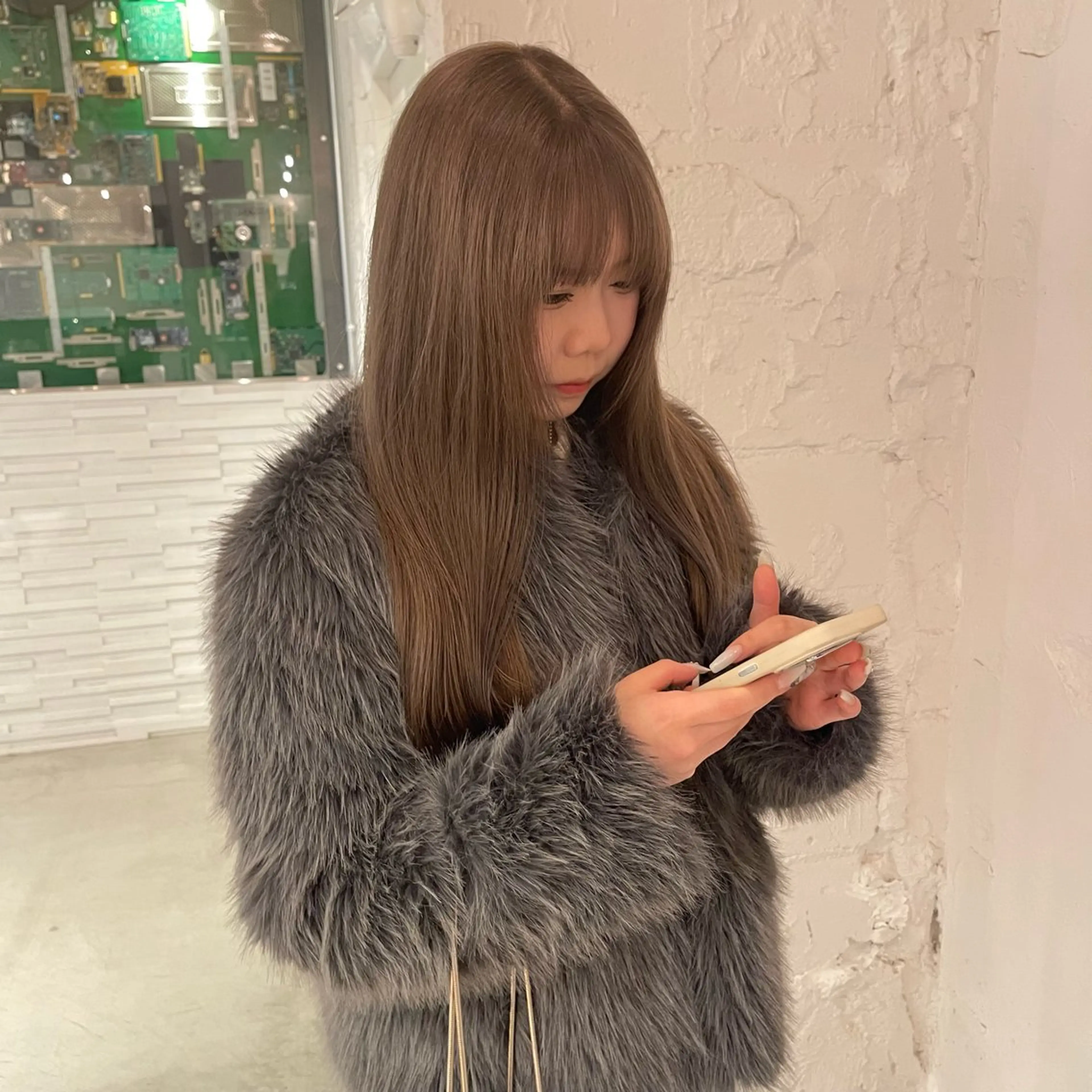 ロング カラー nameless miichiのヘアスタイル