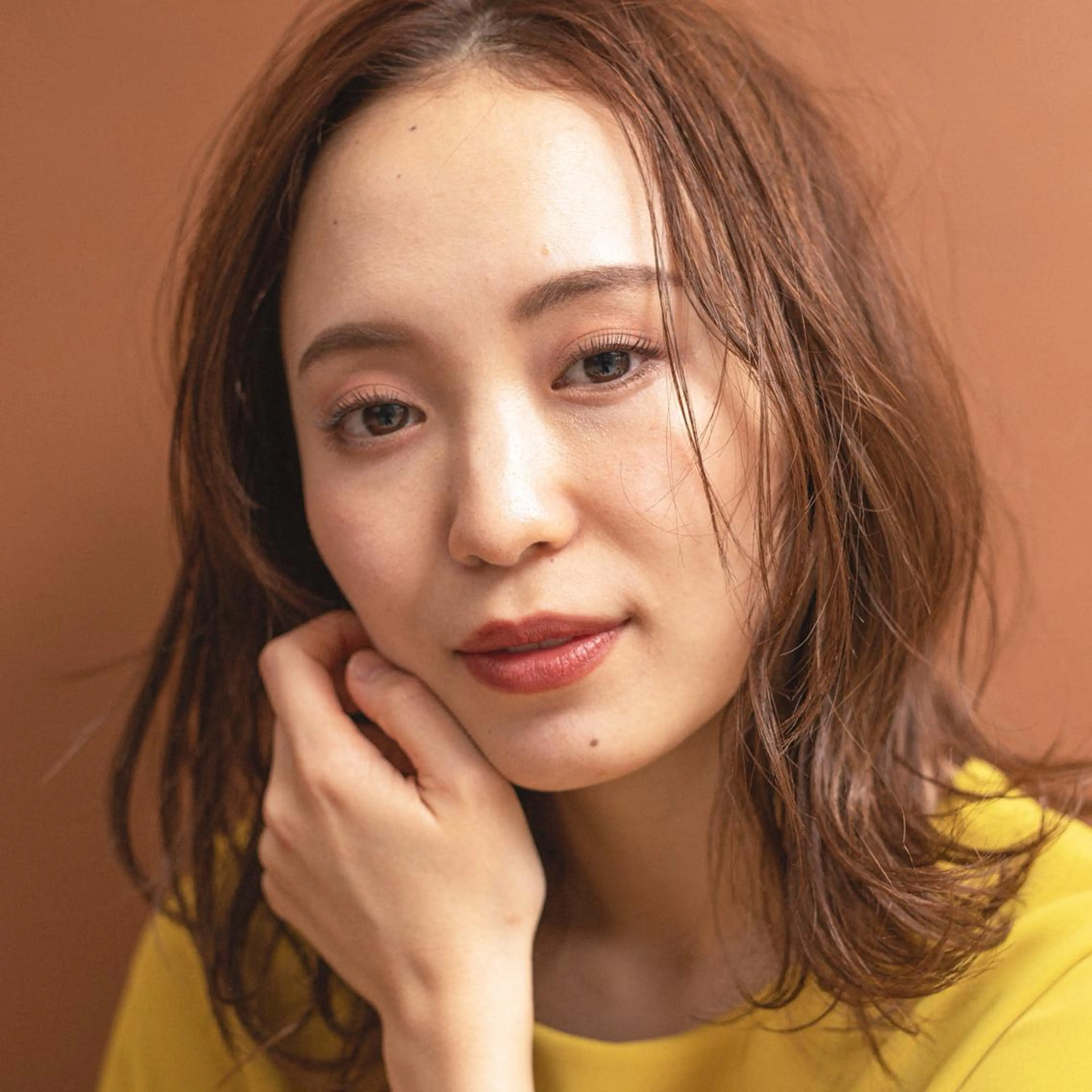 ミディアム 外ハネヘア 松木 信也のヘアスタイル