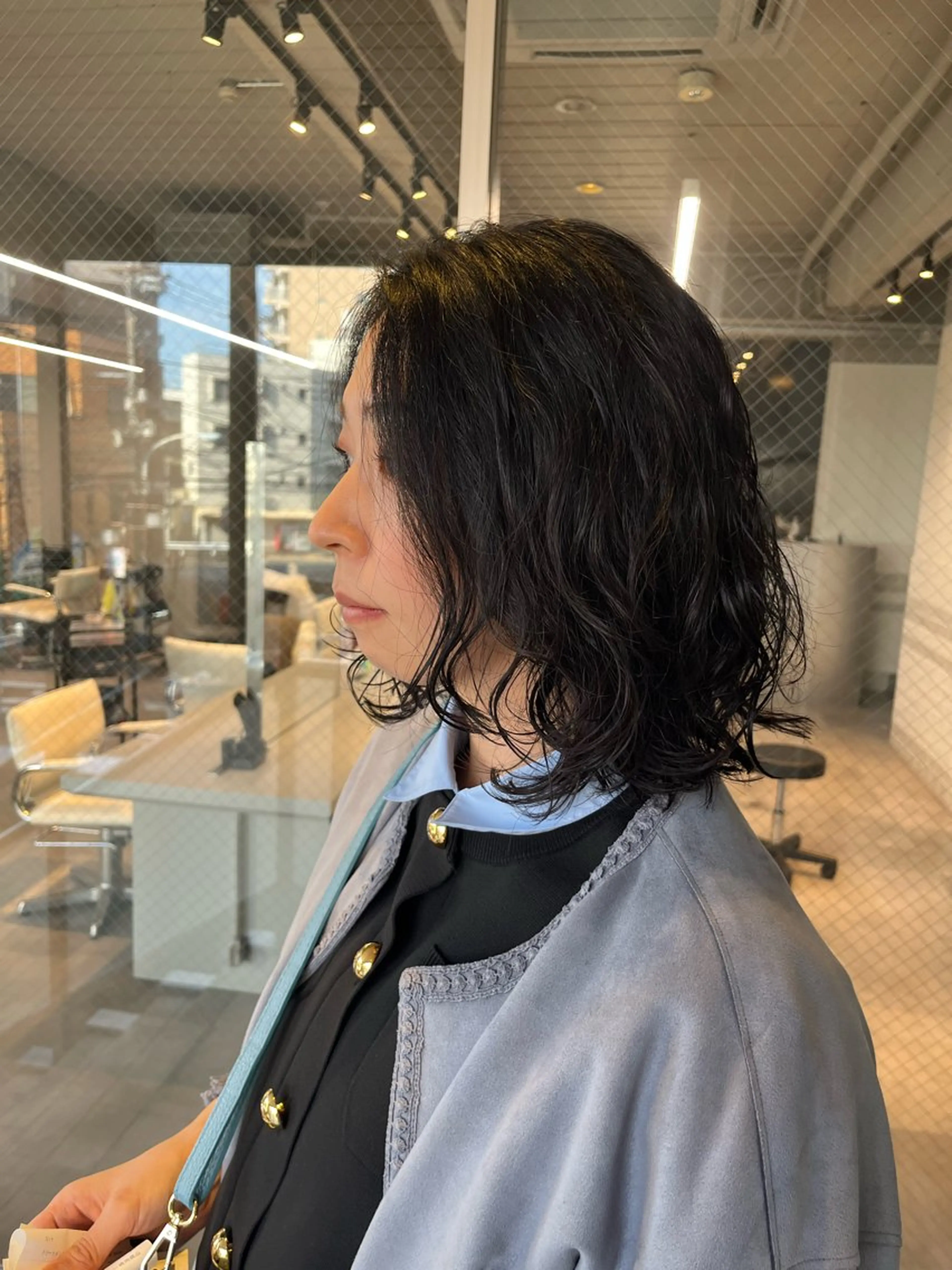 デジタルパーマ+カット+前処理中間処理+炭酸泉🫧の写真