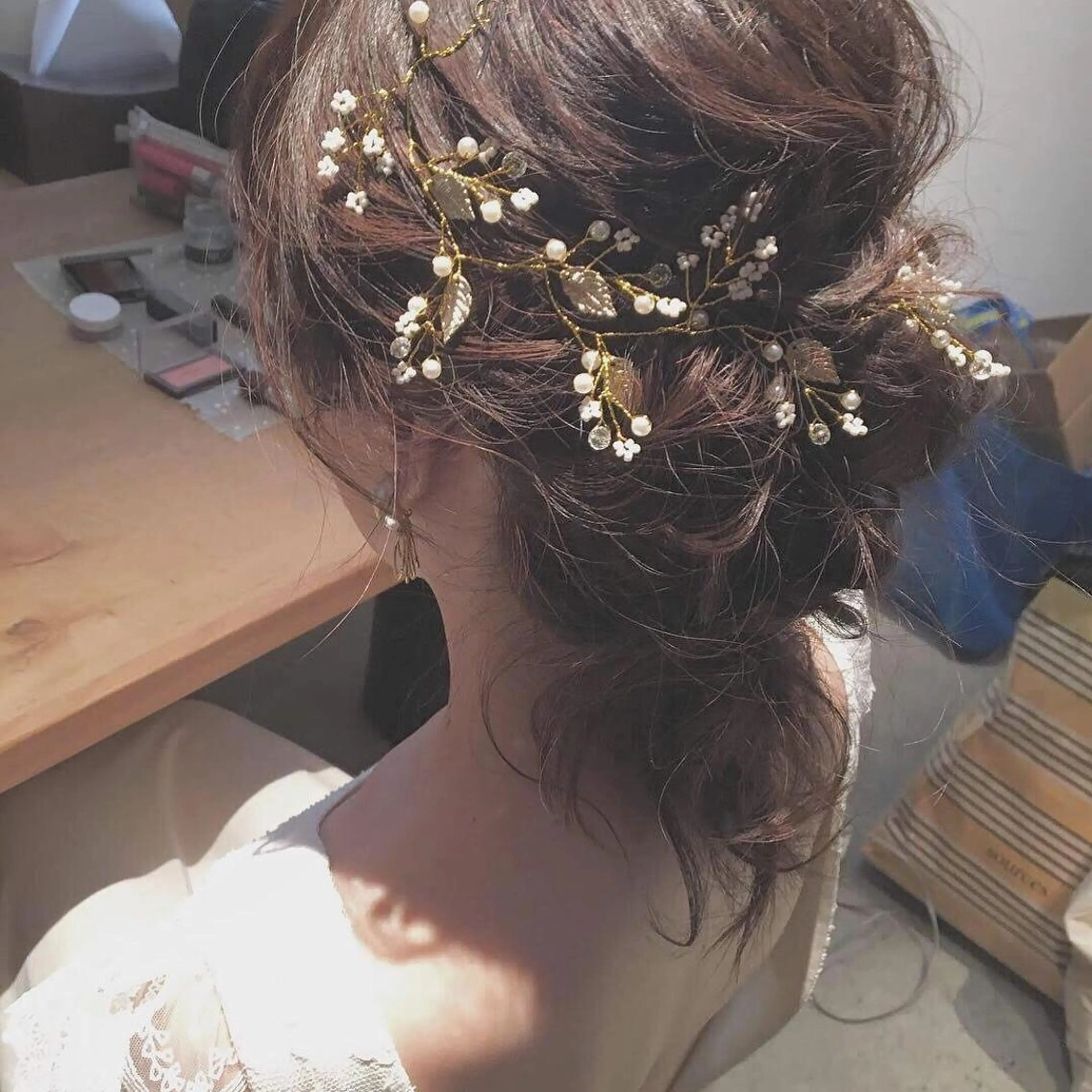 ヘアアレンジ 結婚式・ブライダル ヘアセット hyochi所属・久井 由香のヘアスタイル