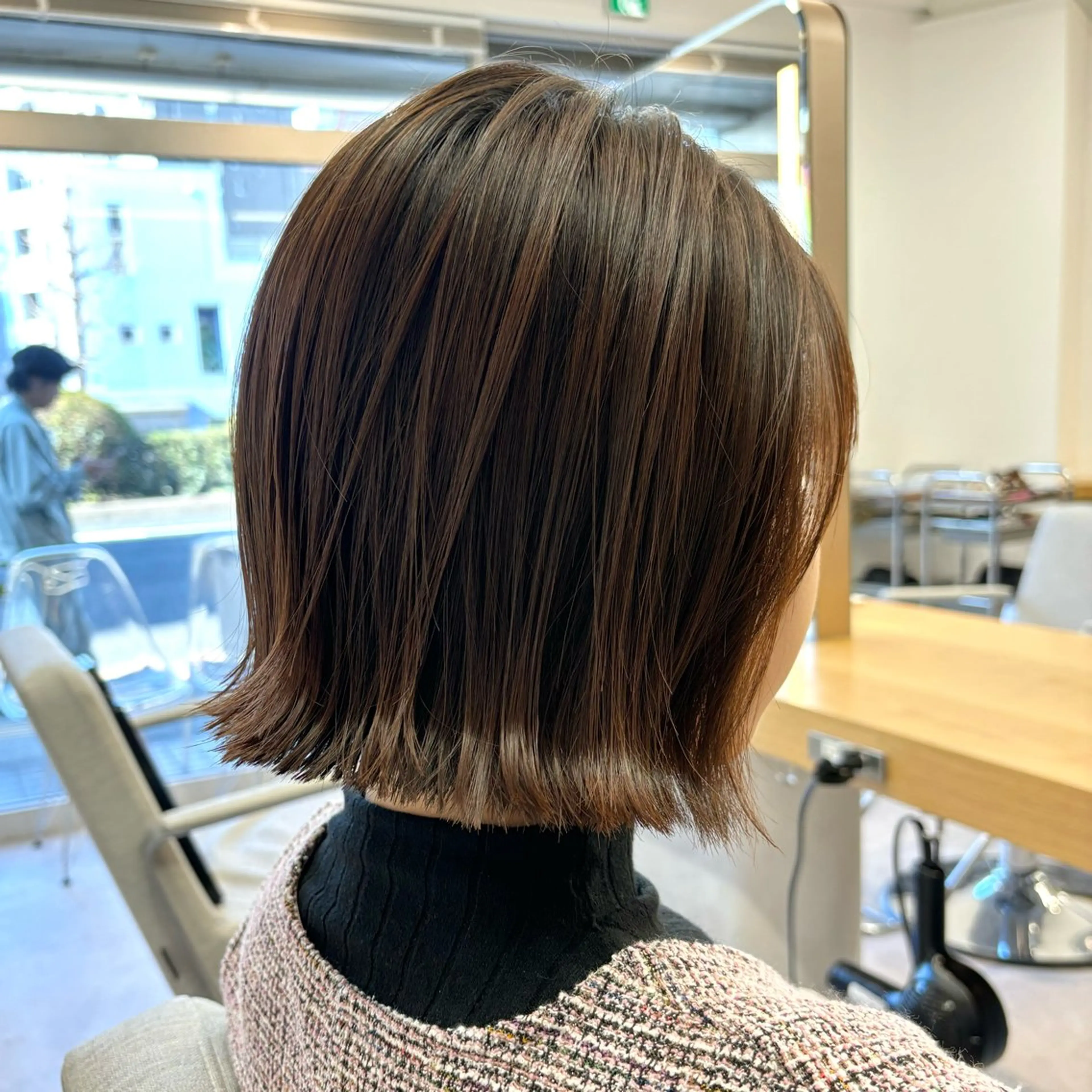 ショート ボブ 外ハネヘア ボブ/透明感カラー/ 似合わせ🌿高田知那のヘアスタイル