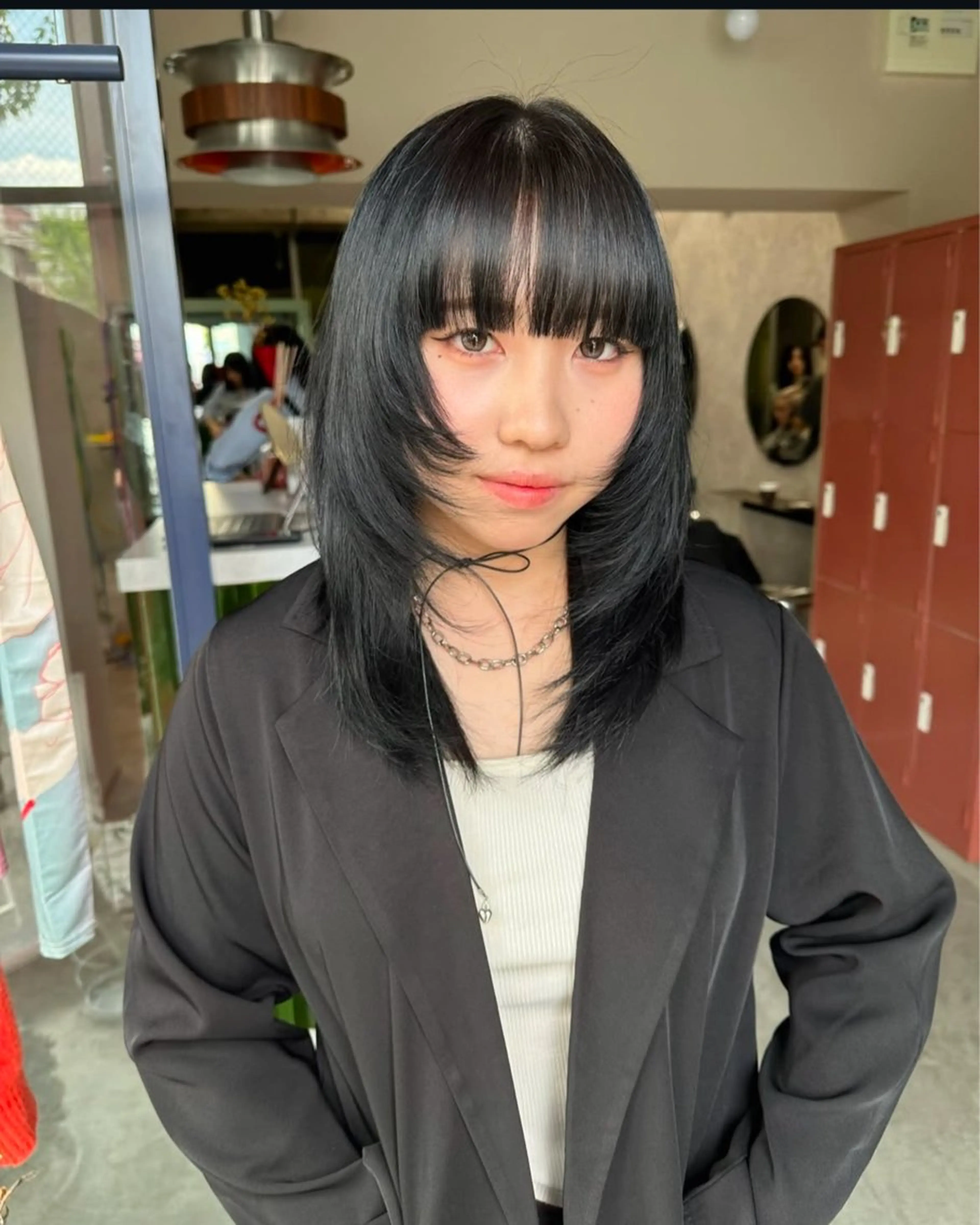 ロング ナチュラル・ハイトー ン🏆HINOKIのヘアスタイル