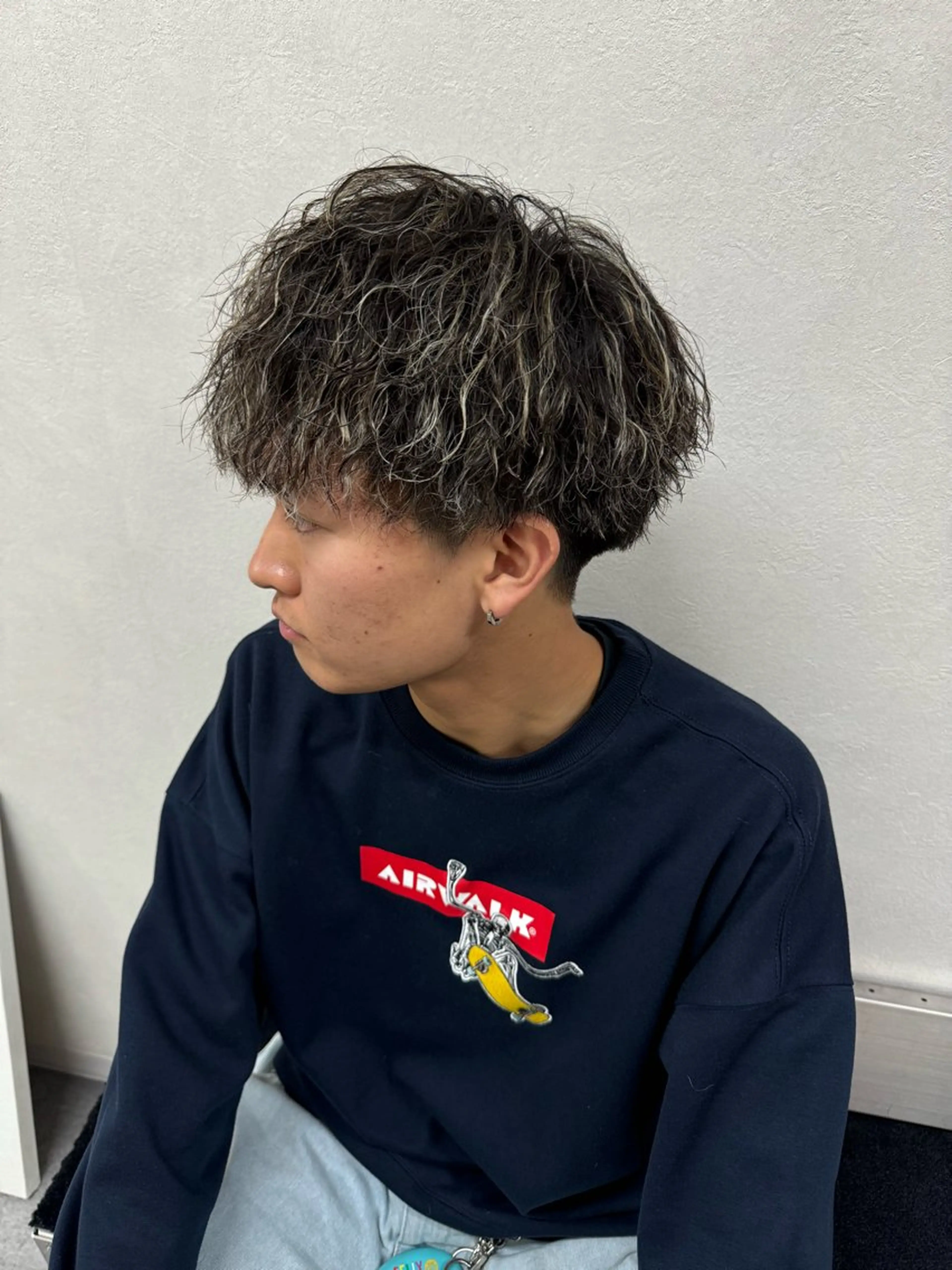 カラー パーマ メンズ men's限定/ 難波/Ryoyaのヘアスタイル