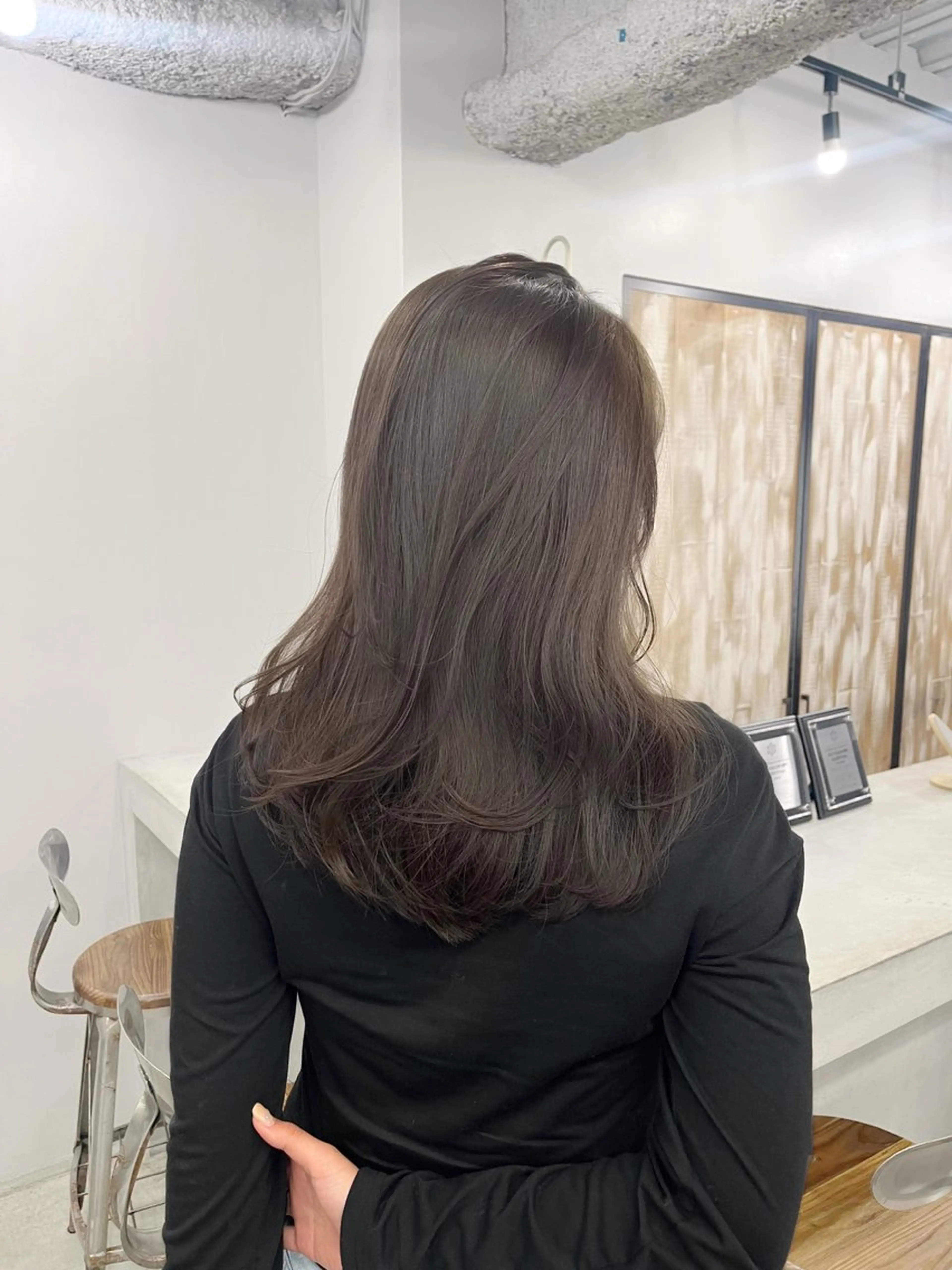 セミロング カラー ブラウンカラー 透明感カラー ヘーゼル くびれヘア 韓国風ヘア カット ヘアカラー トリートメント ヘアセット 韓国ヘア🫧 KAZUTOのヘアスタイル