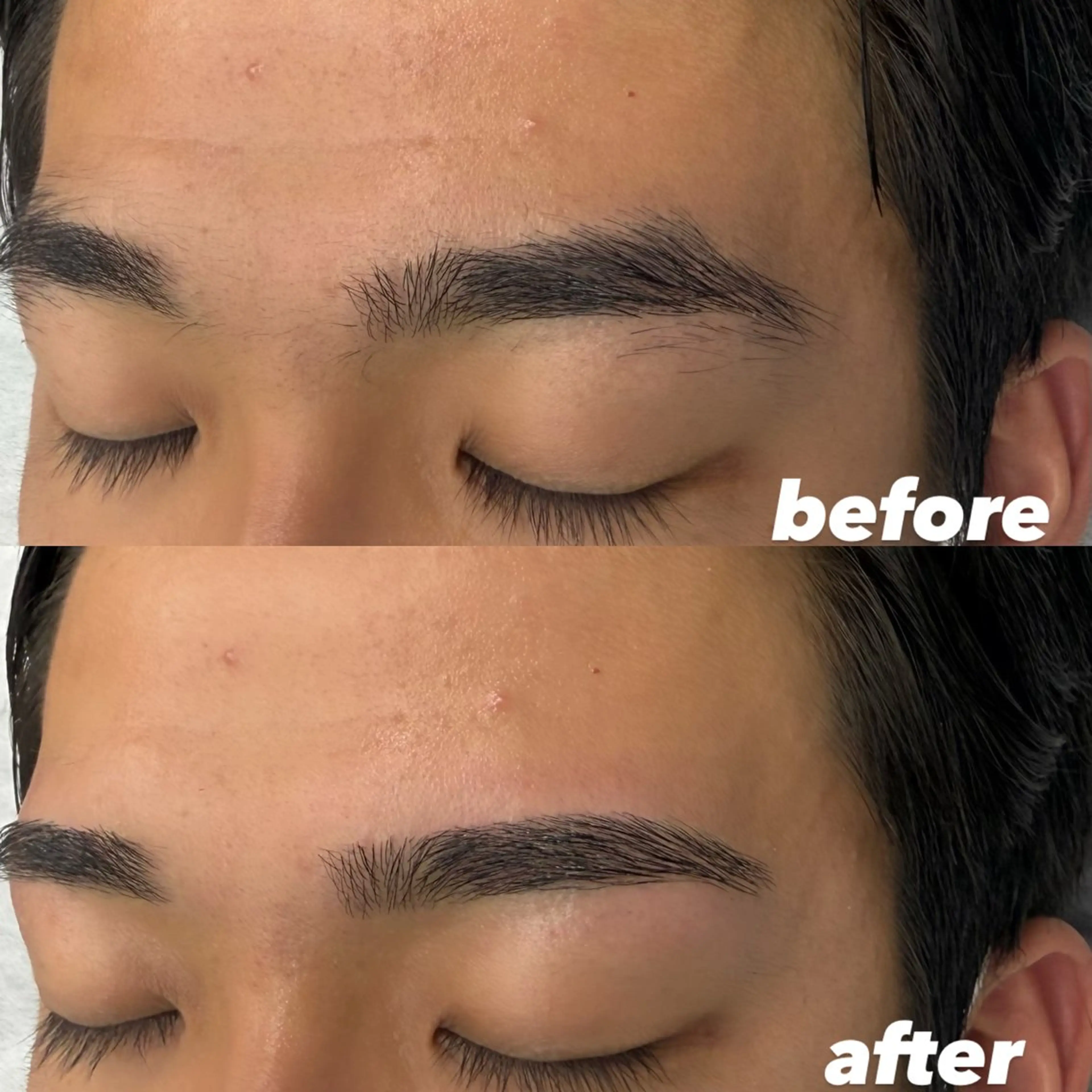 メンズ アイブロウ エサージュオム 新宿店のマツエク・マツパデザイン