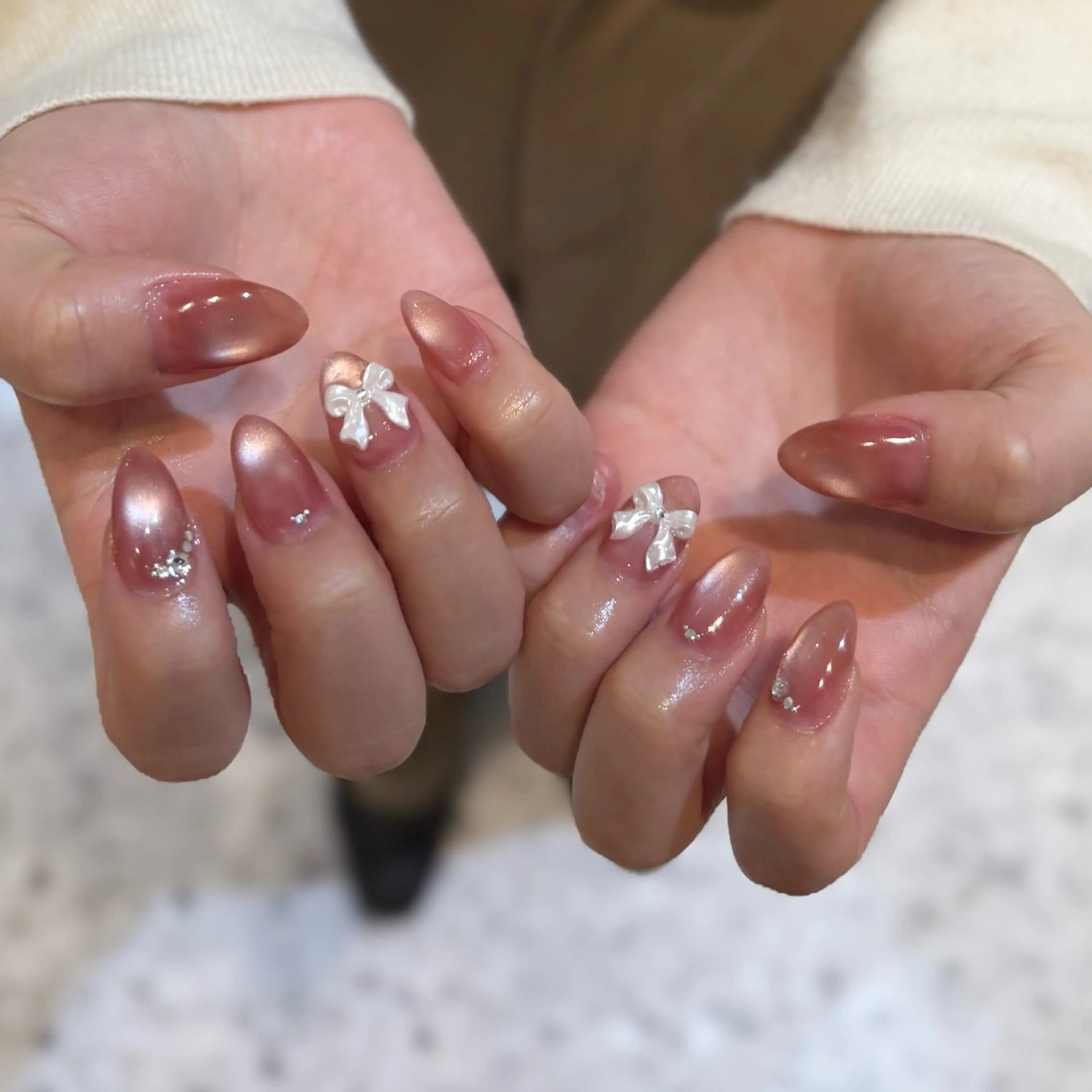 ネイル ハンドネイル WHITE NAIL 難波店 YUMAのネイルデザイン