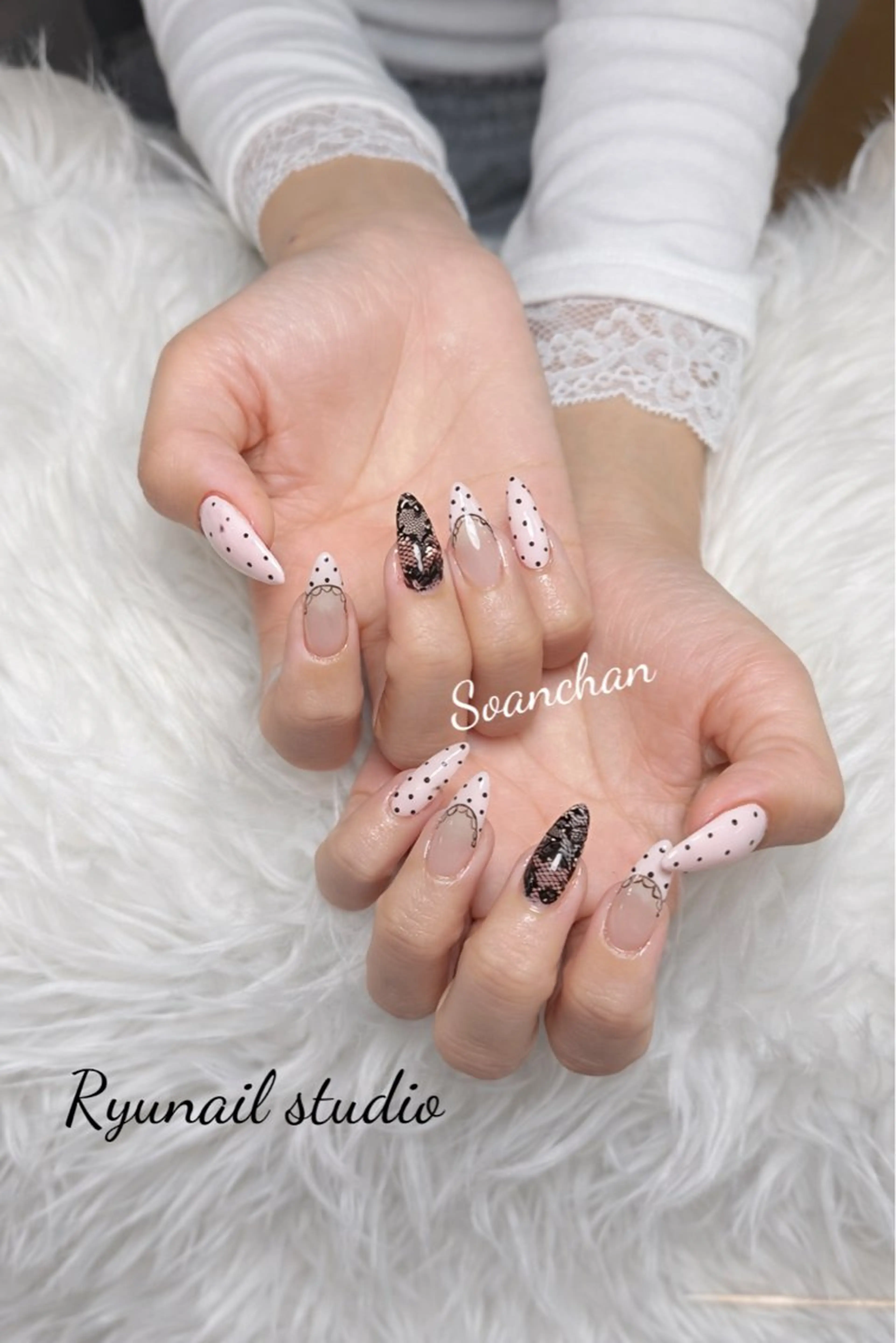 ネイル アートネイル ジェルネイル マグネットネイル ニュアンスネイル シンプルネイル ハンドネイル Ryunail所属・Ryu Nail NekoChanのネイルデザイン