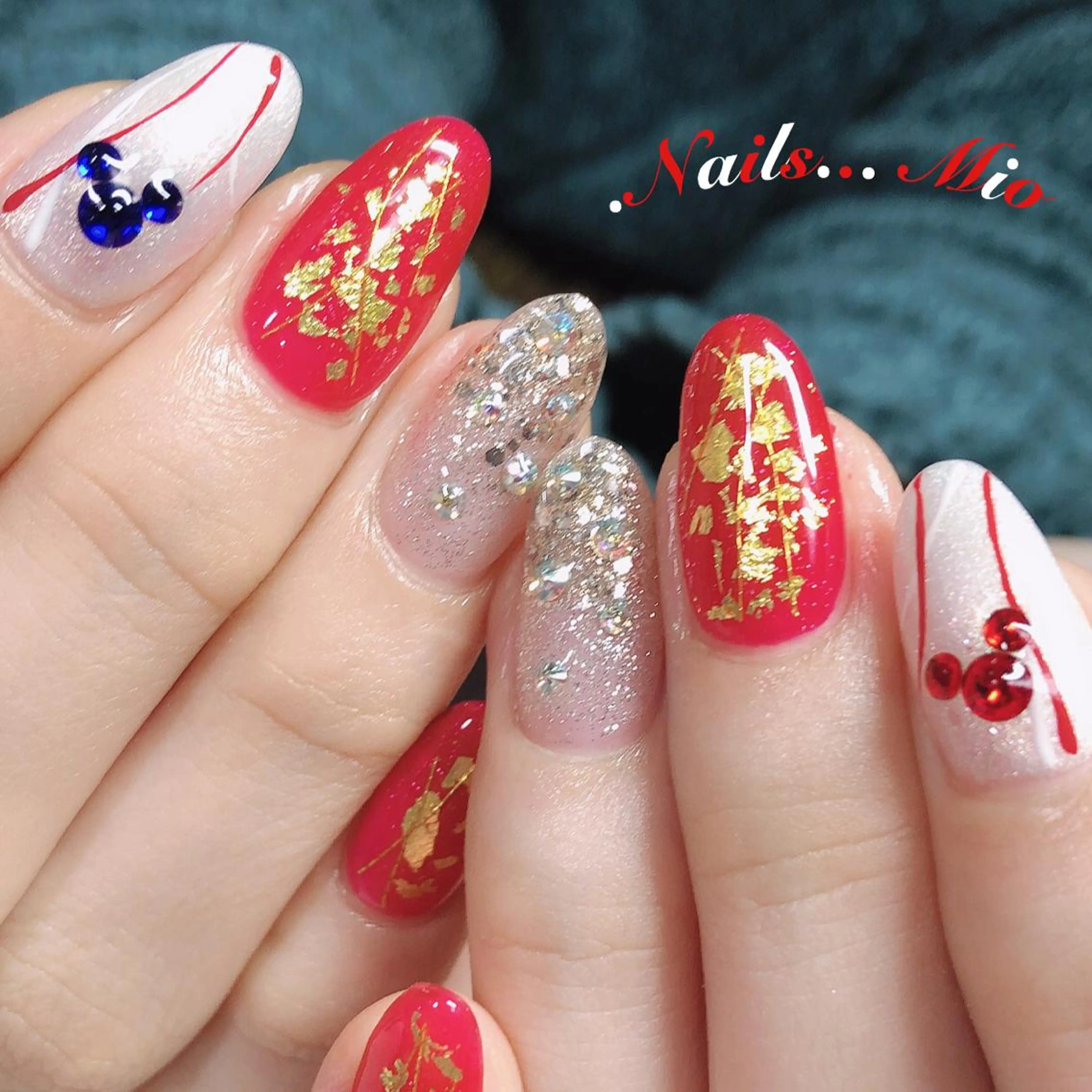 ネイル 成人式 .Nails Mio 赤羽西ネイルサロンのネイルデザイン