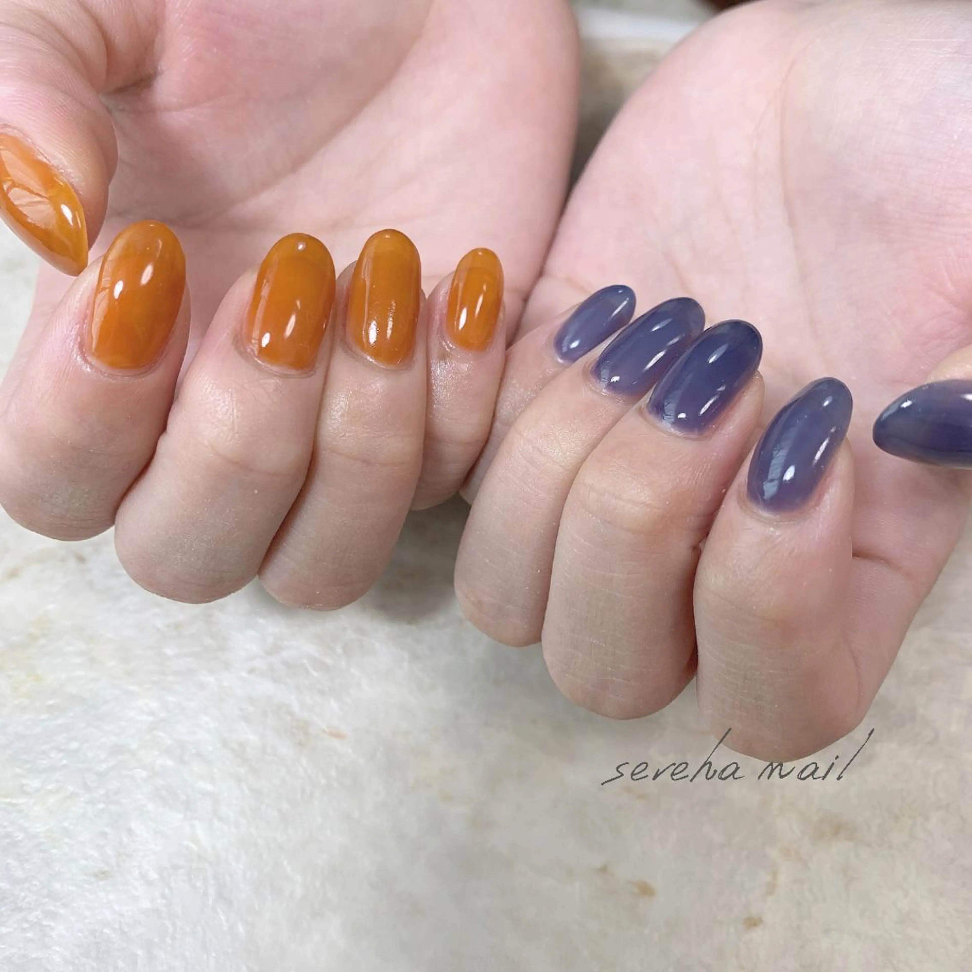ネイル マツエク・マツパ ワンカラーネイル sereha nailのネイルデザイン