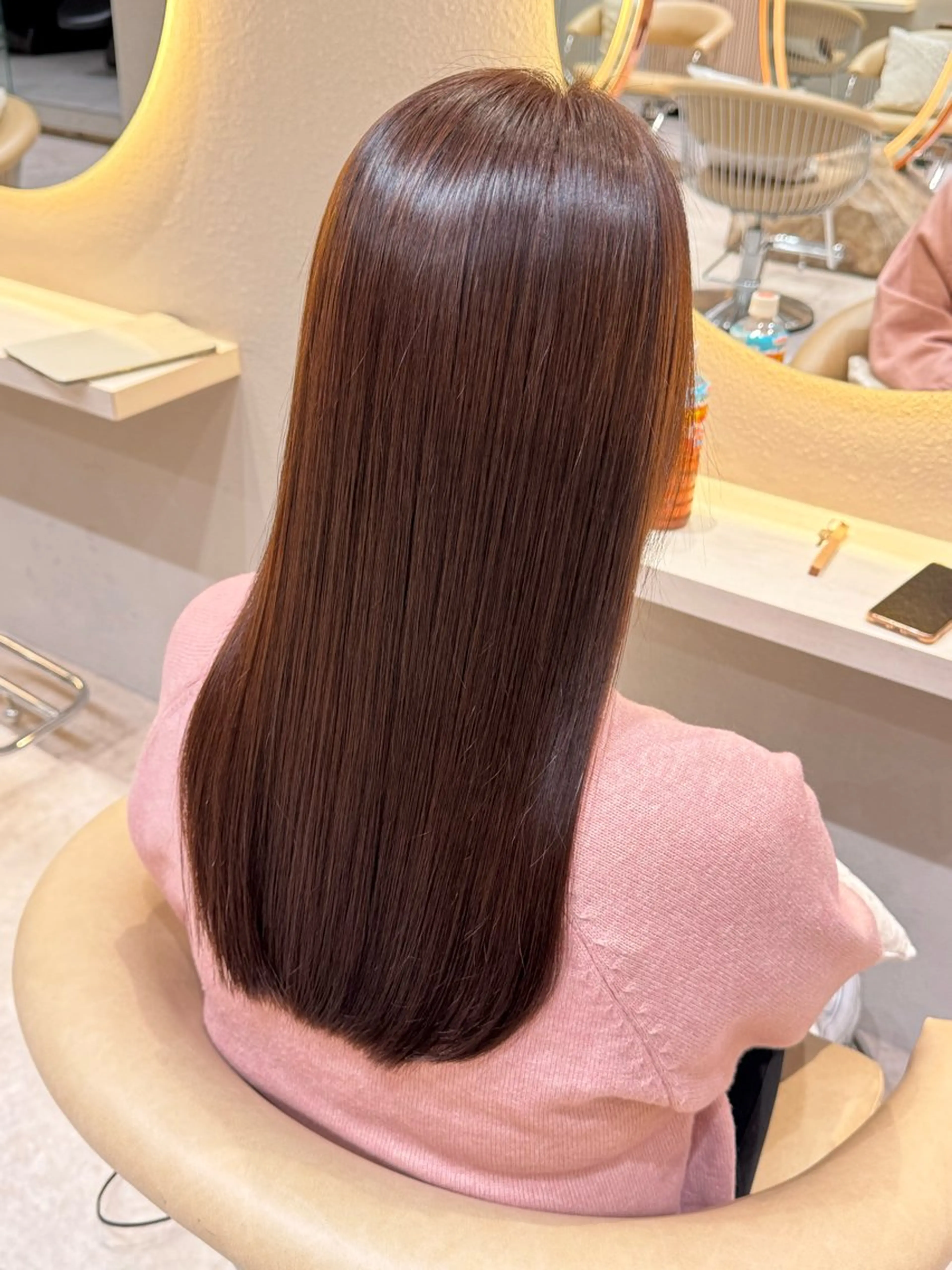 ロング カット ヘアカラー 縮毛矯正 トリートメント 🩵縮毛矯正・ボブ 岩原朋也🩵のヘアスタイル