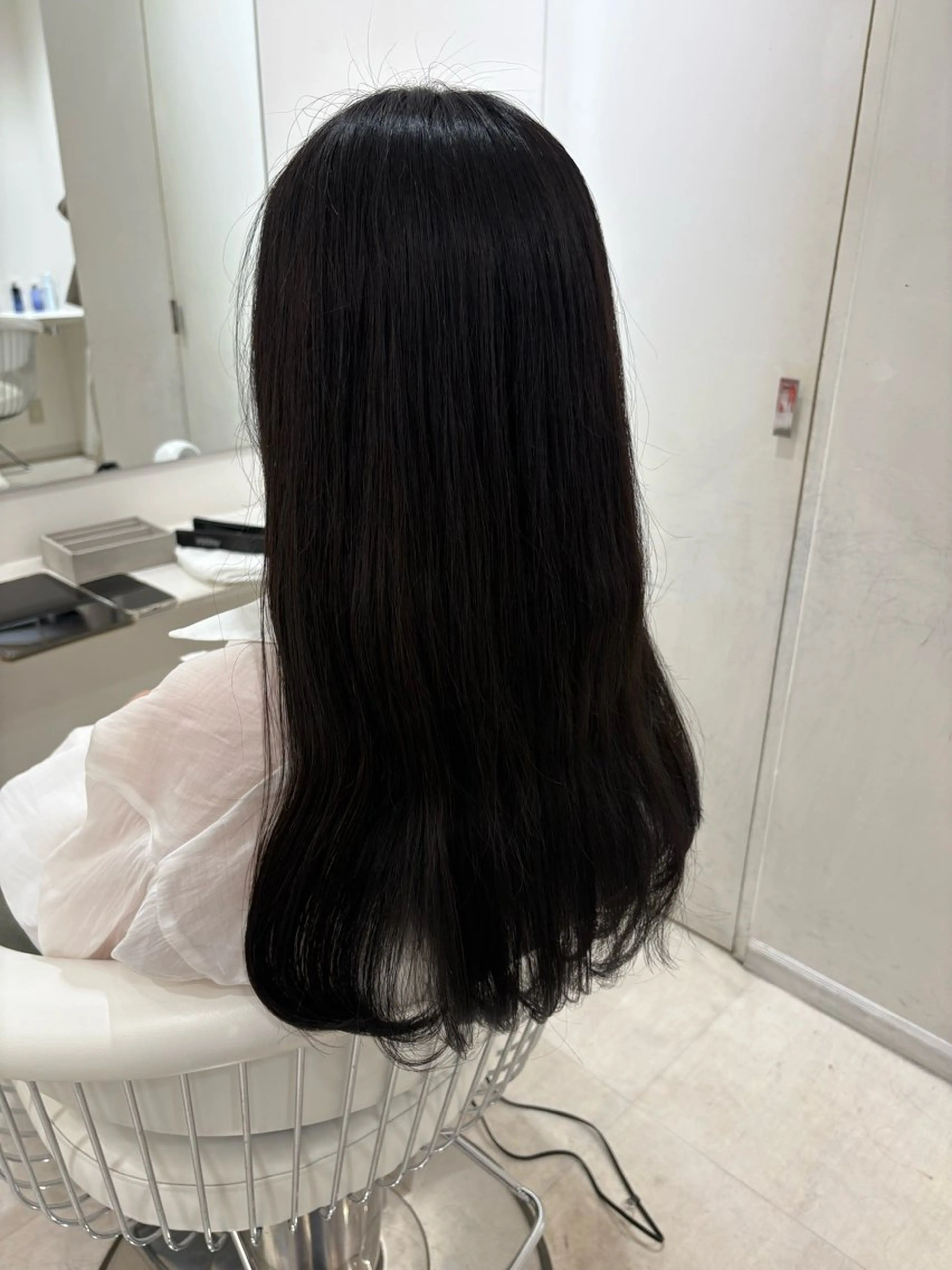 ロング カラー ParveMix 楠本結菜のヘアスタイル