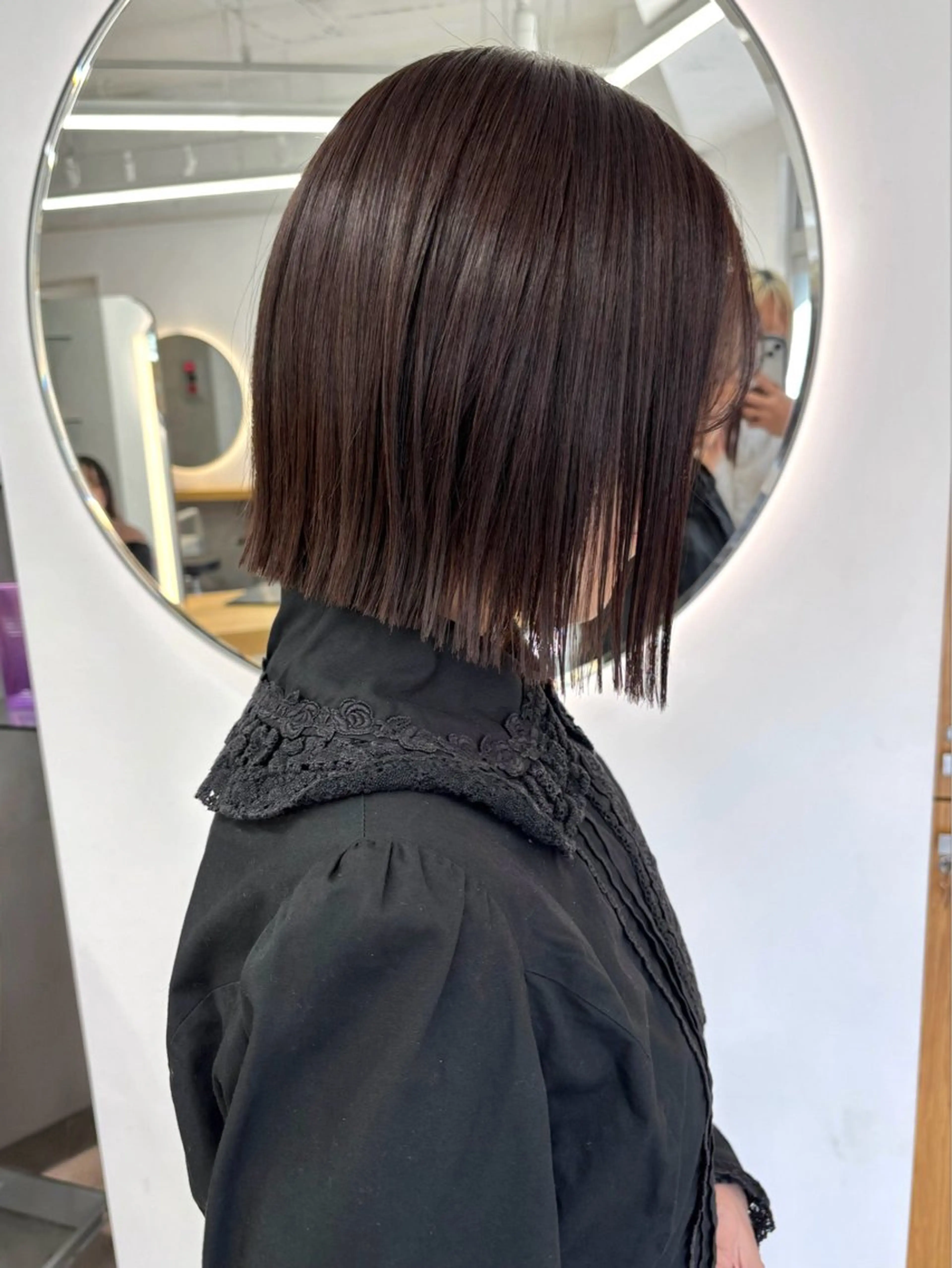 ショート ヘアカラー トリートメント ボブ/透明感カラー/ 似合わせ🌿高田知那のヘアスタイル