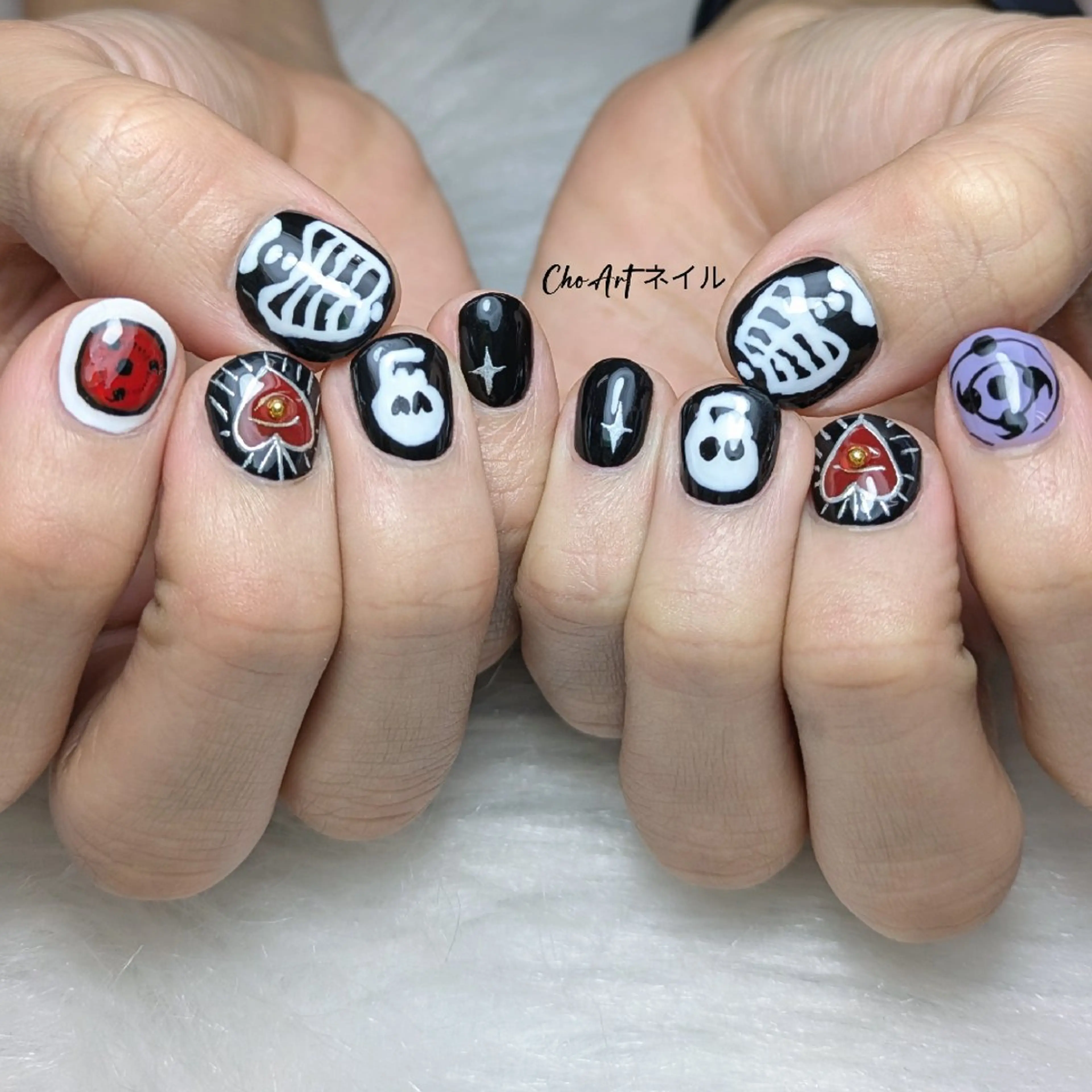 ネイル メンズ アートネイル ジェルネイル ラメ(グリッター) マグネットネイル メンズネイル Cho Artネイル所属・ronronne .のネイルデザイン