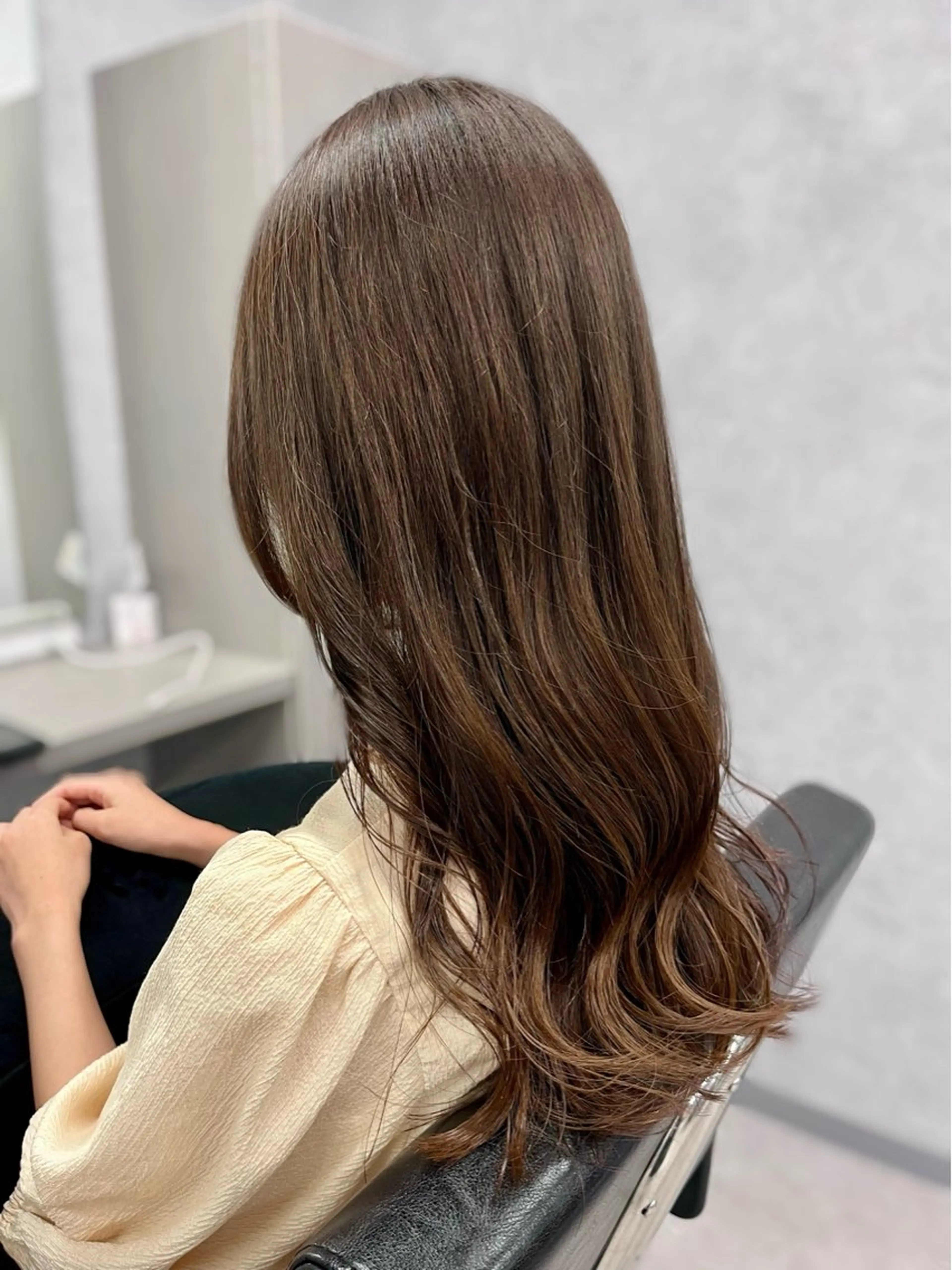 ロング カラー カット ヘアカラー トリートメント オオバ｜ 理想寄せのヘアスタイル