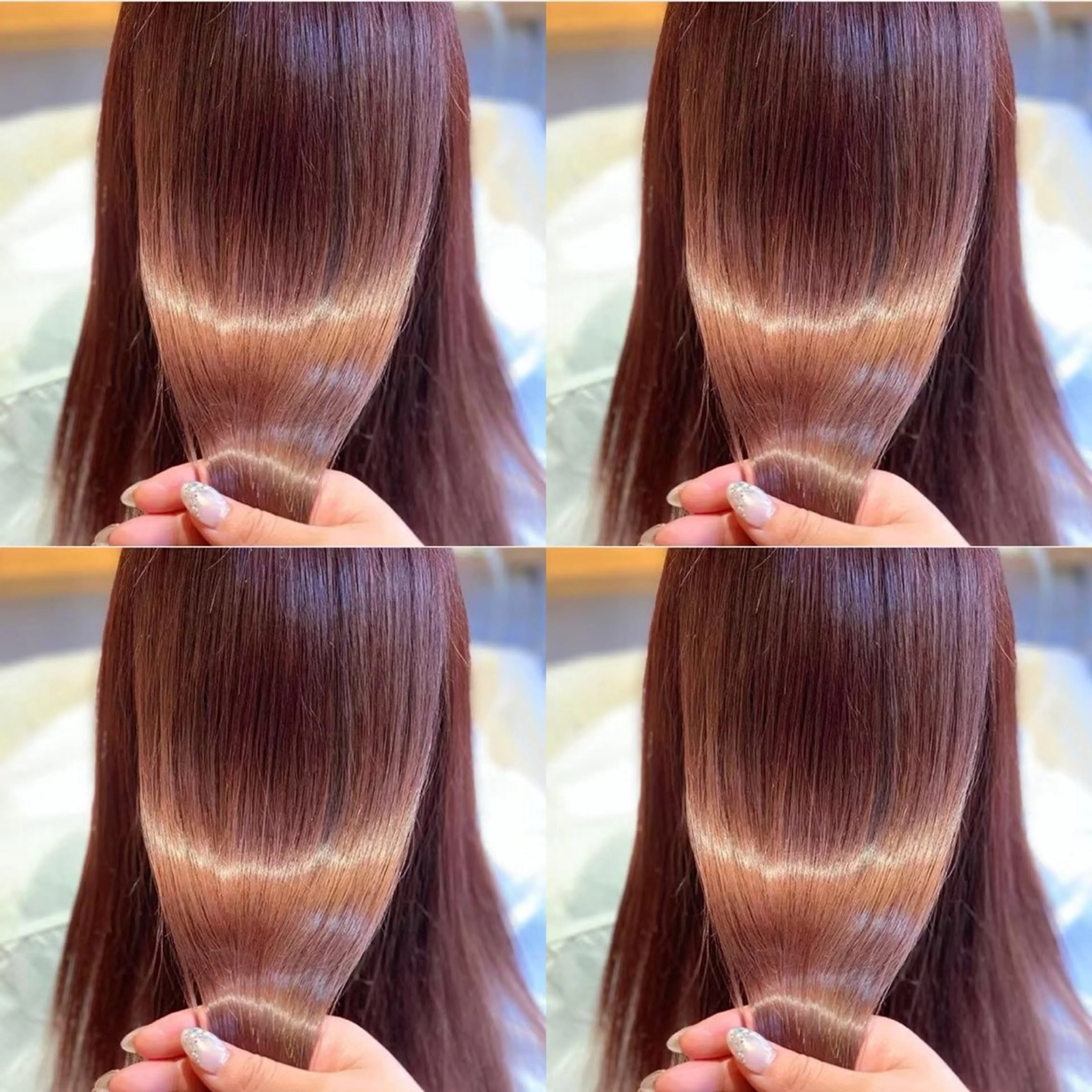 ロング カラー ヘアカラー トリートメント 暖色.髪質改善 🪽スズのヘアスタイル