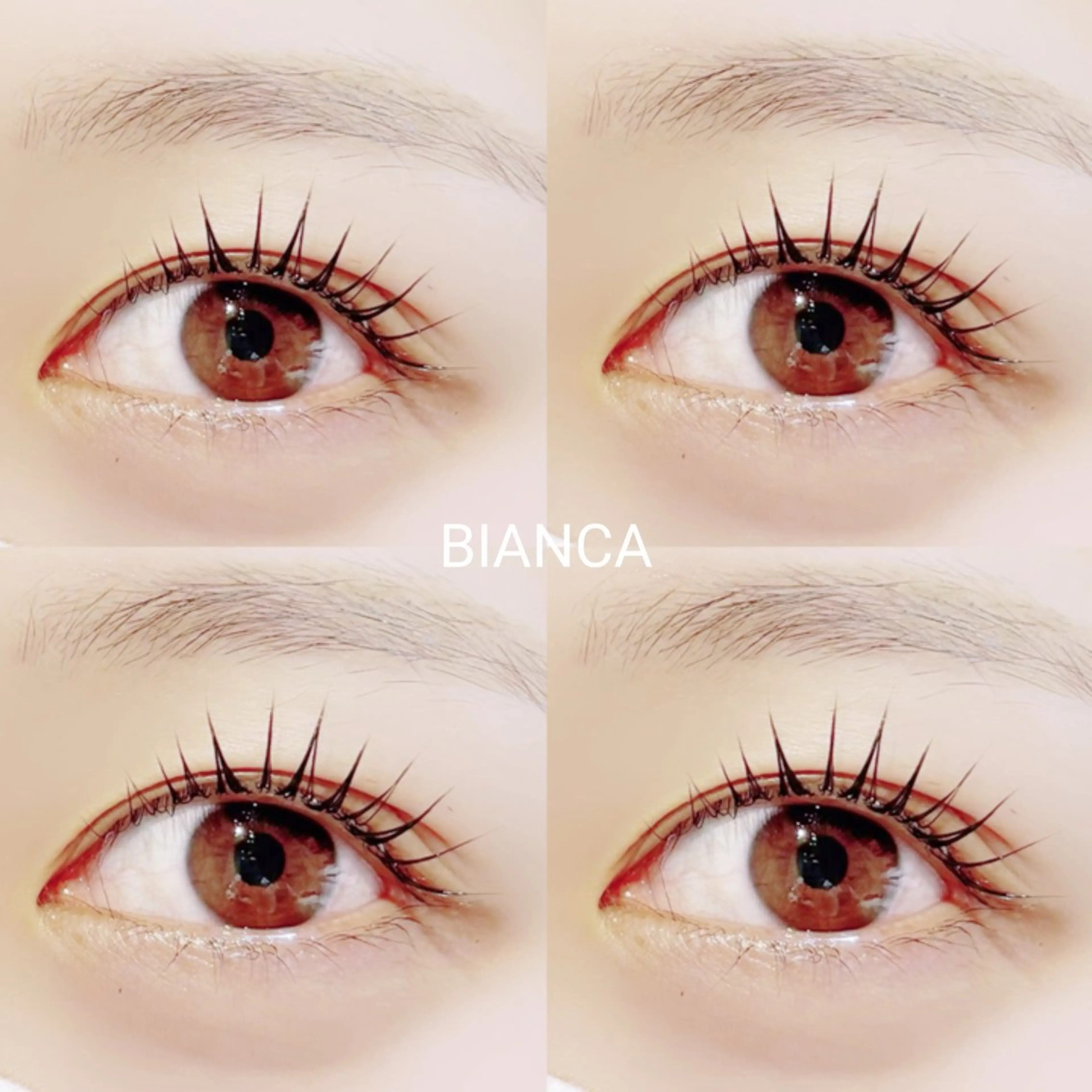 マツエク・マツパ 束感まつ毛 マツパ Bianca 名駅店 飯田のマツエク・マツパデザイン