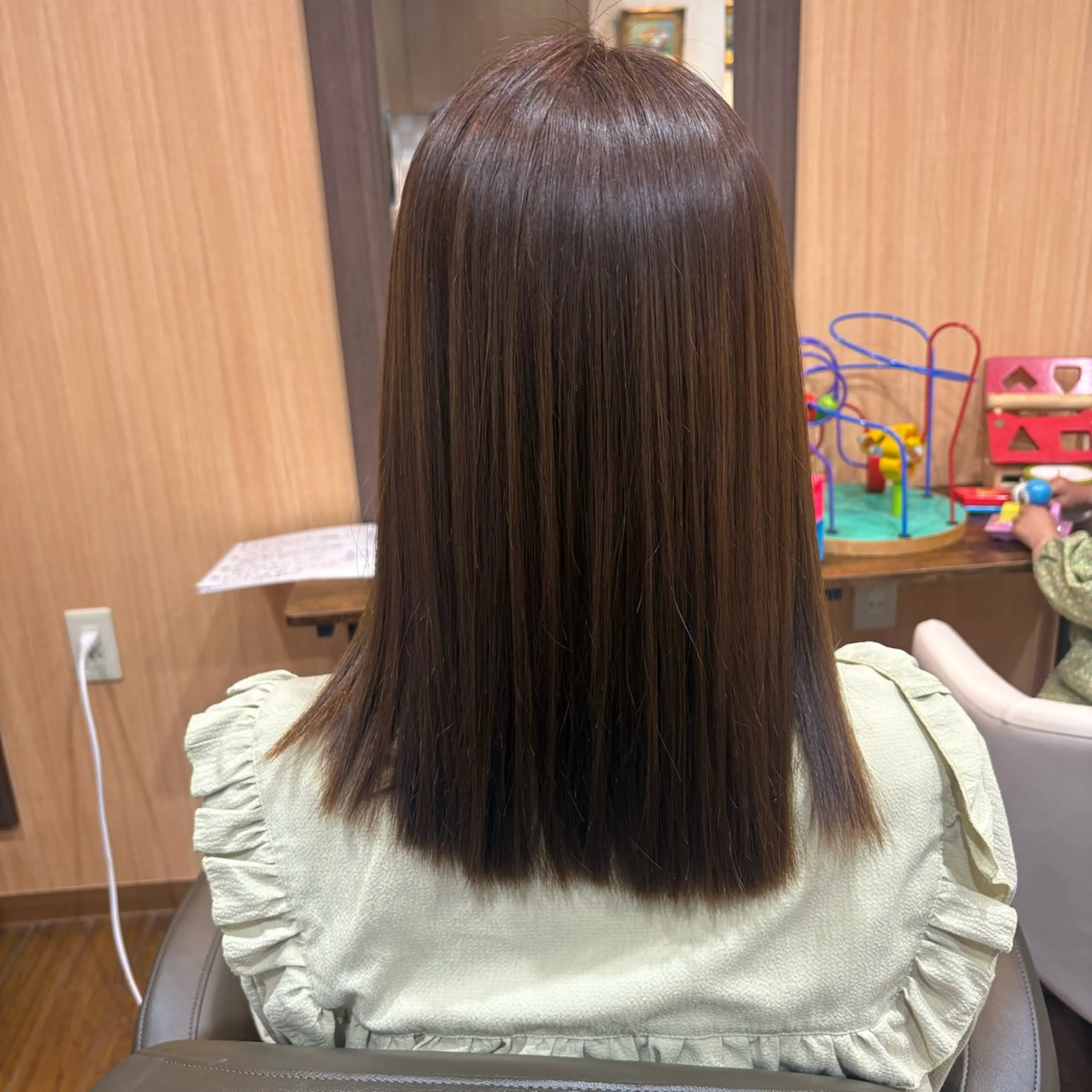 ロング MOLLASALON 浅香山店所属・髪質改善カラー 縮毛矯正🤍辻桃加のヘアスタイル