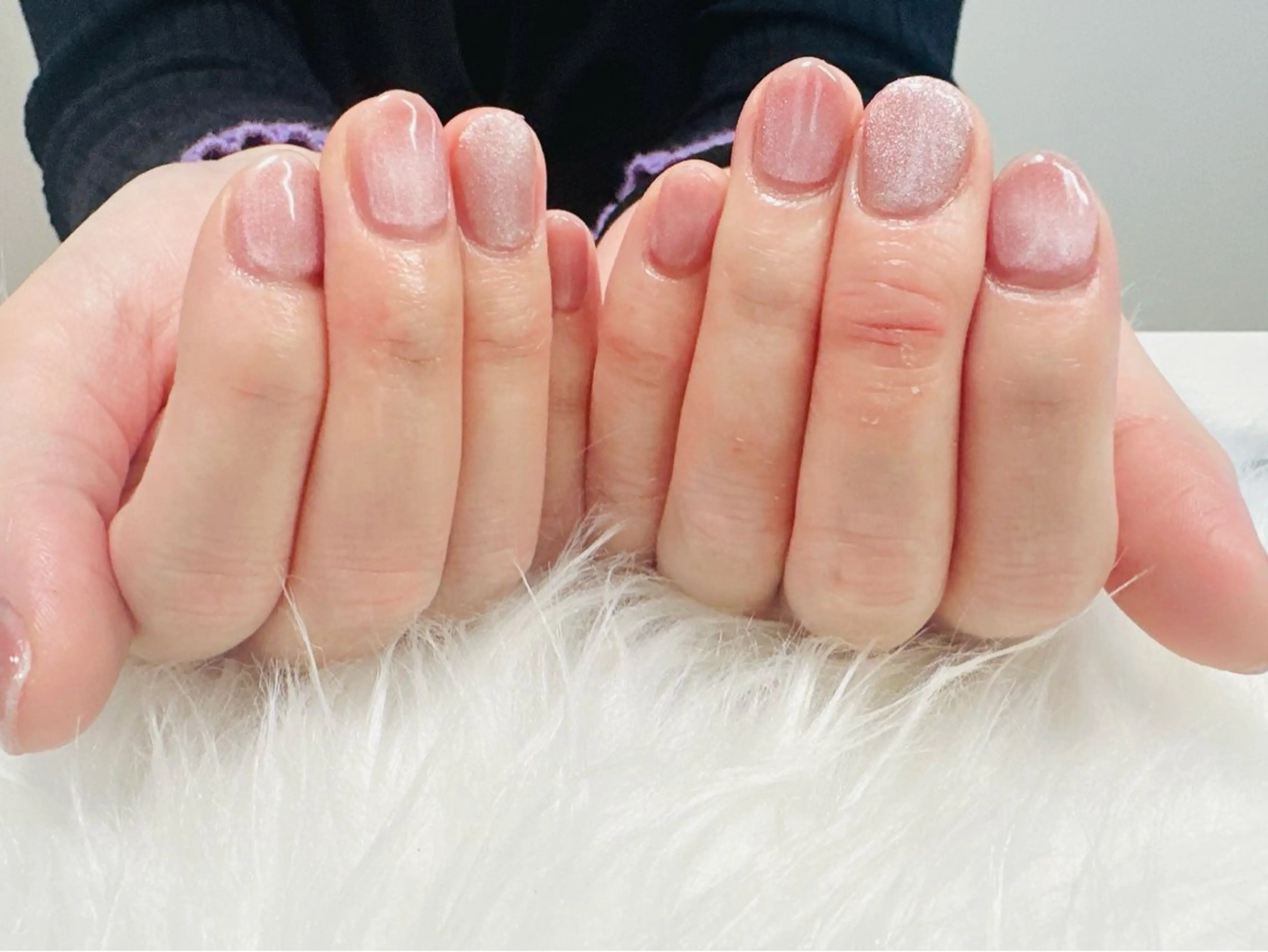 ネイル マグネットネイル ワンカラーネイル ハンドネイル nailsalon oluoluのネイルデザイン