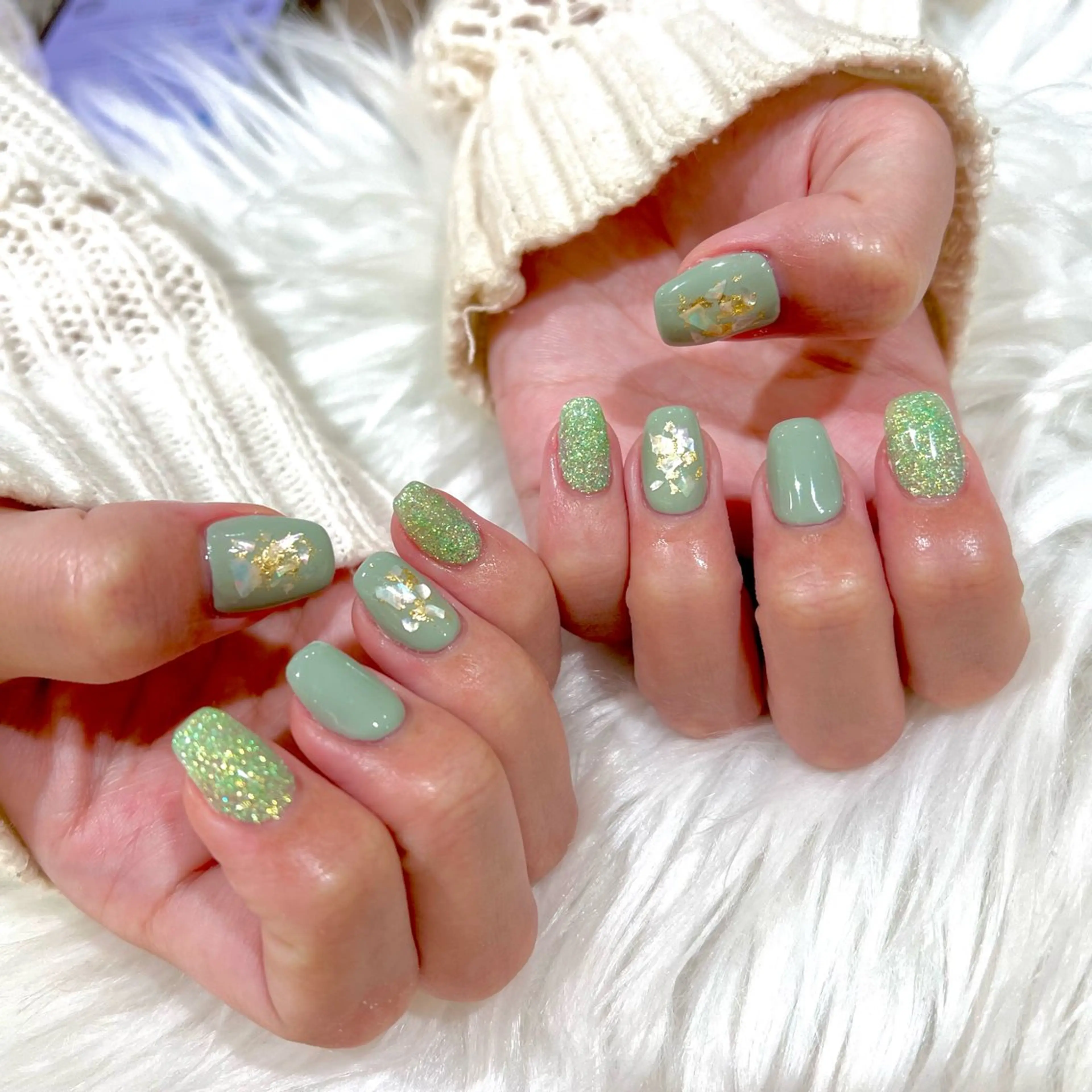 ネイル アートネイル ワンカラーネイル 田中 夏海のネイルデザイン