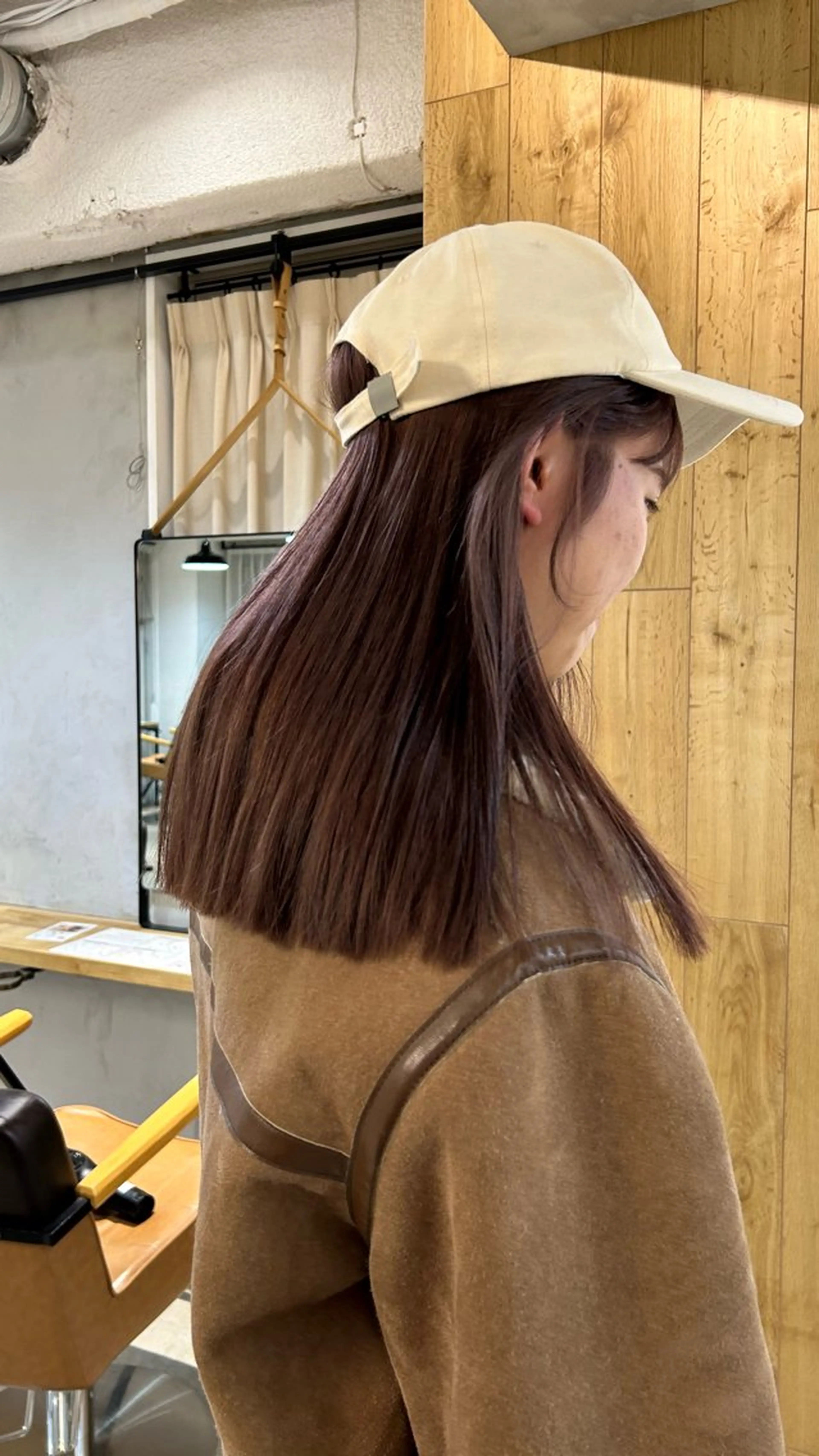 セミロング カラー カット ヘアカラー じゅわっと暖色カラー 🍊Moemiのヘアスタイル