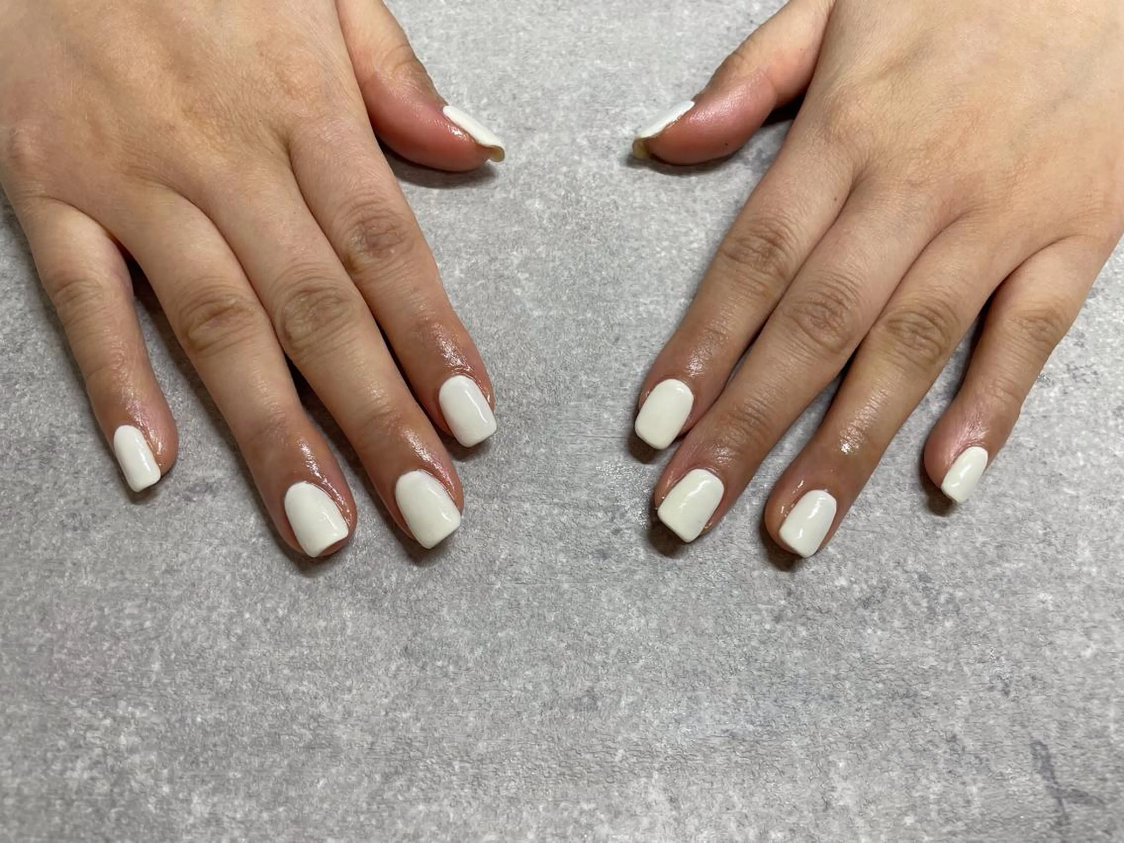 ネイル ワンカラーネイル ハンドネイル Mogu nail 二子玉川のネイルデザイン