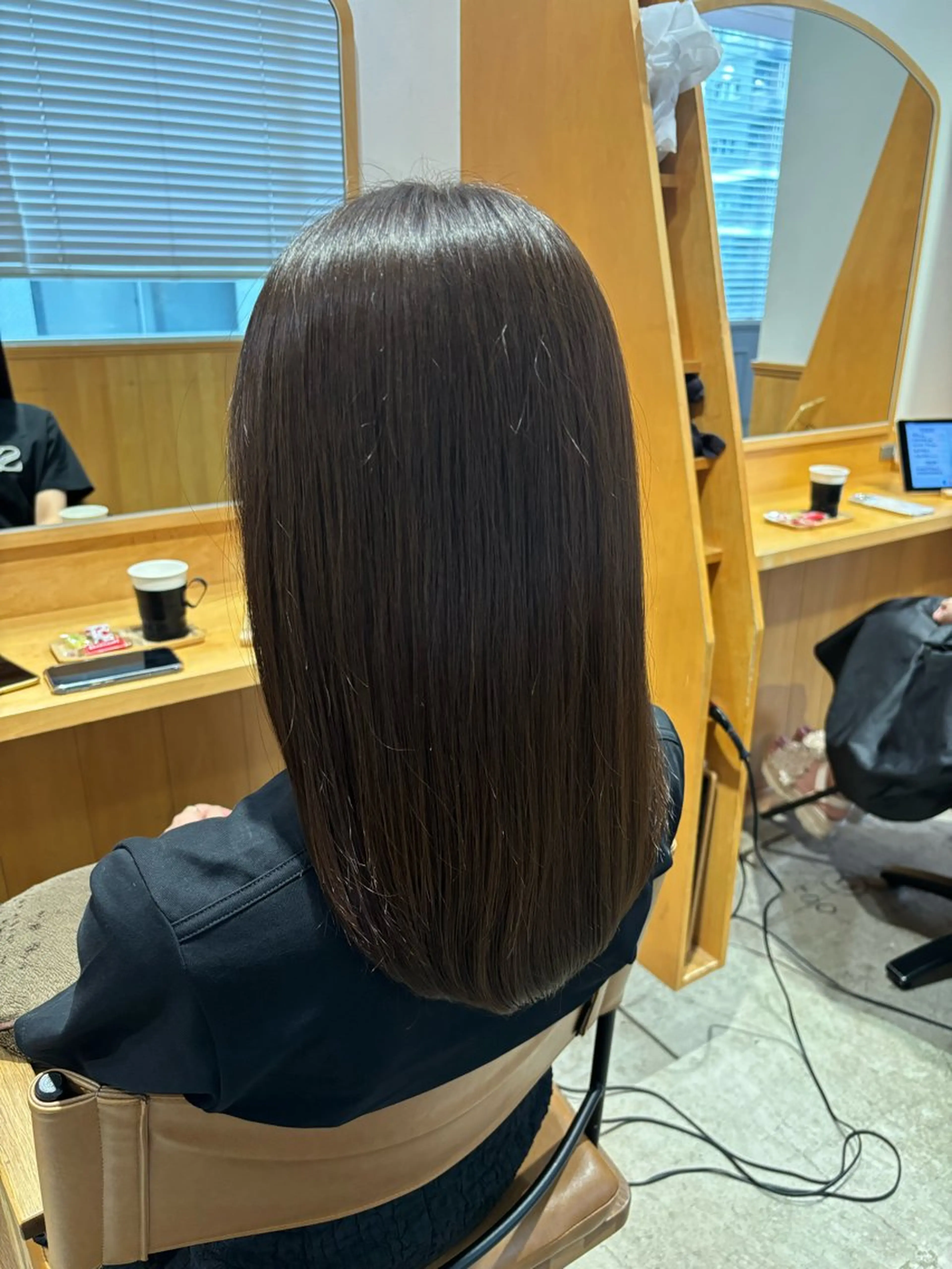 セミロング カット ヘアカラー トリートメント 【Amphi Tokyo】宮原のヘアスタイル