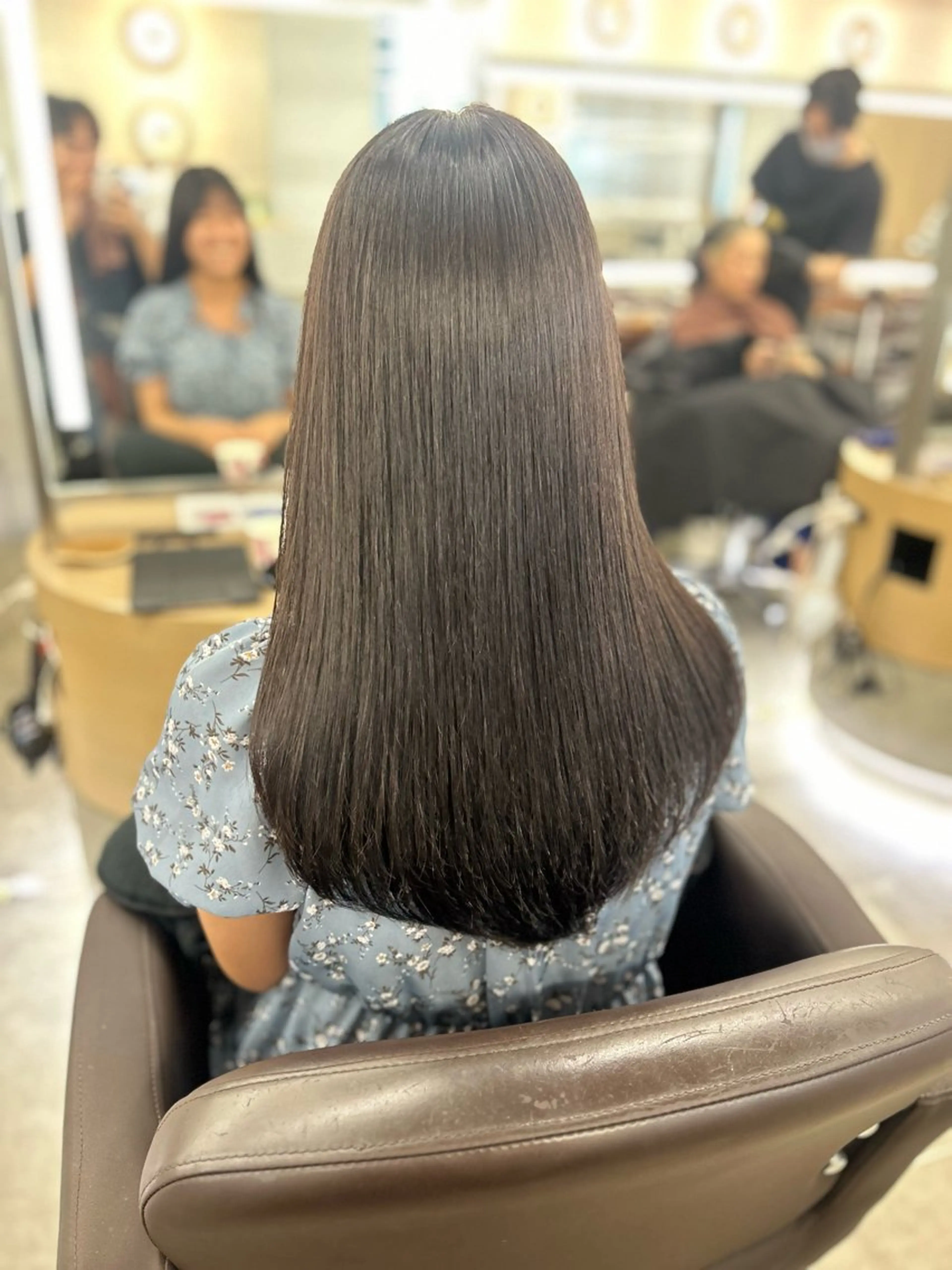 ロング カラー くせ毛 酸性ストレート Silk-lei【銀座店】所属・銀座/美髪縮毛矯正 /髪質改善/山本翔華のヘアスタイル