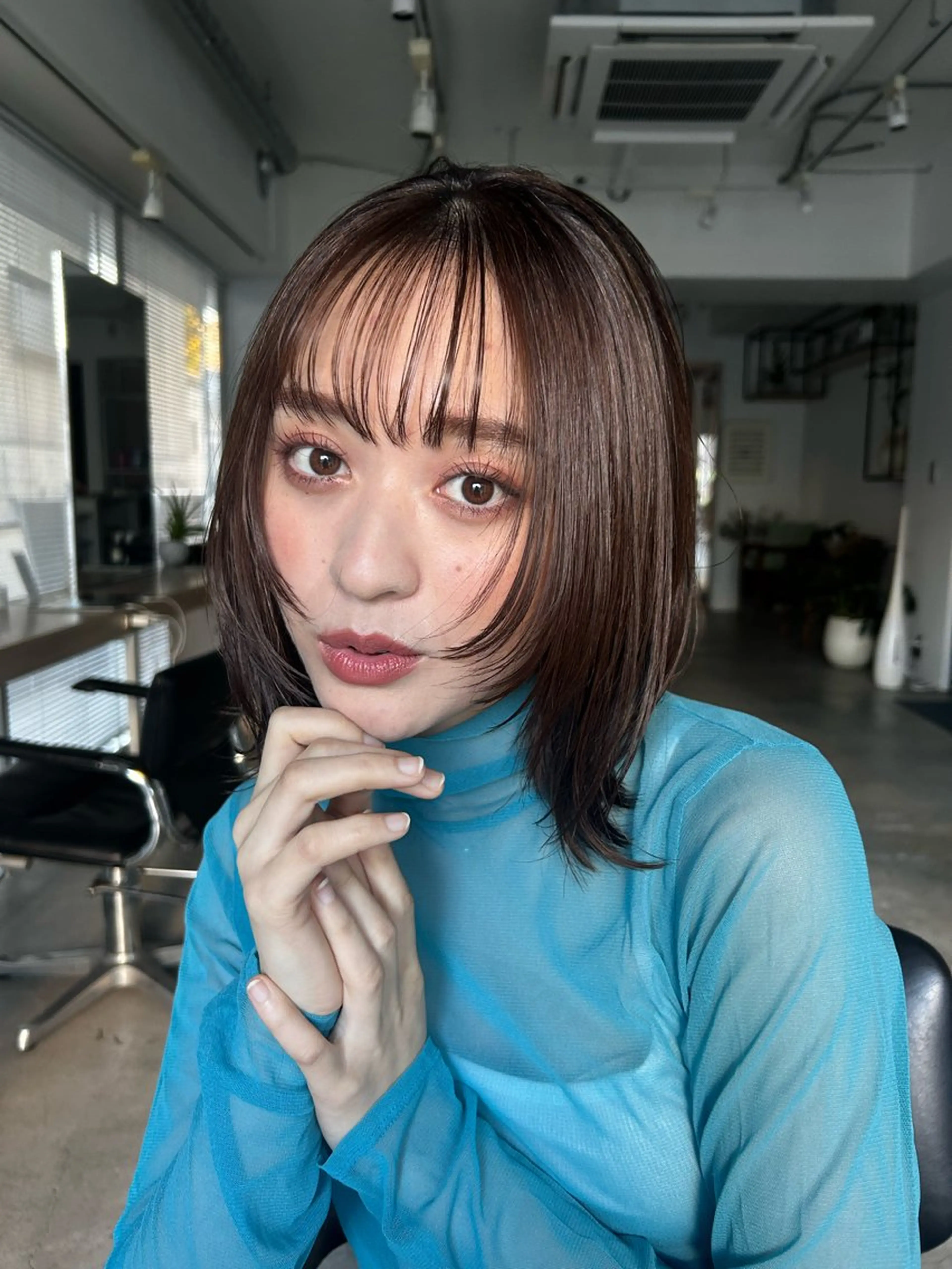 パーマ SHEA.aoyama所属・似合わせカット 奥村陽花のヘアスタイル