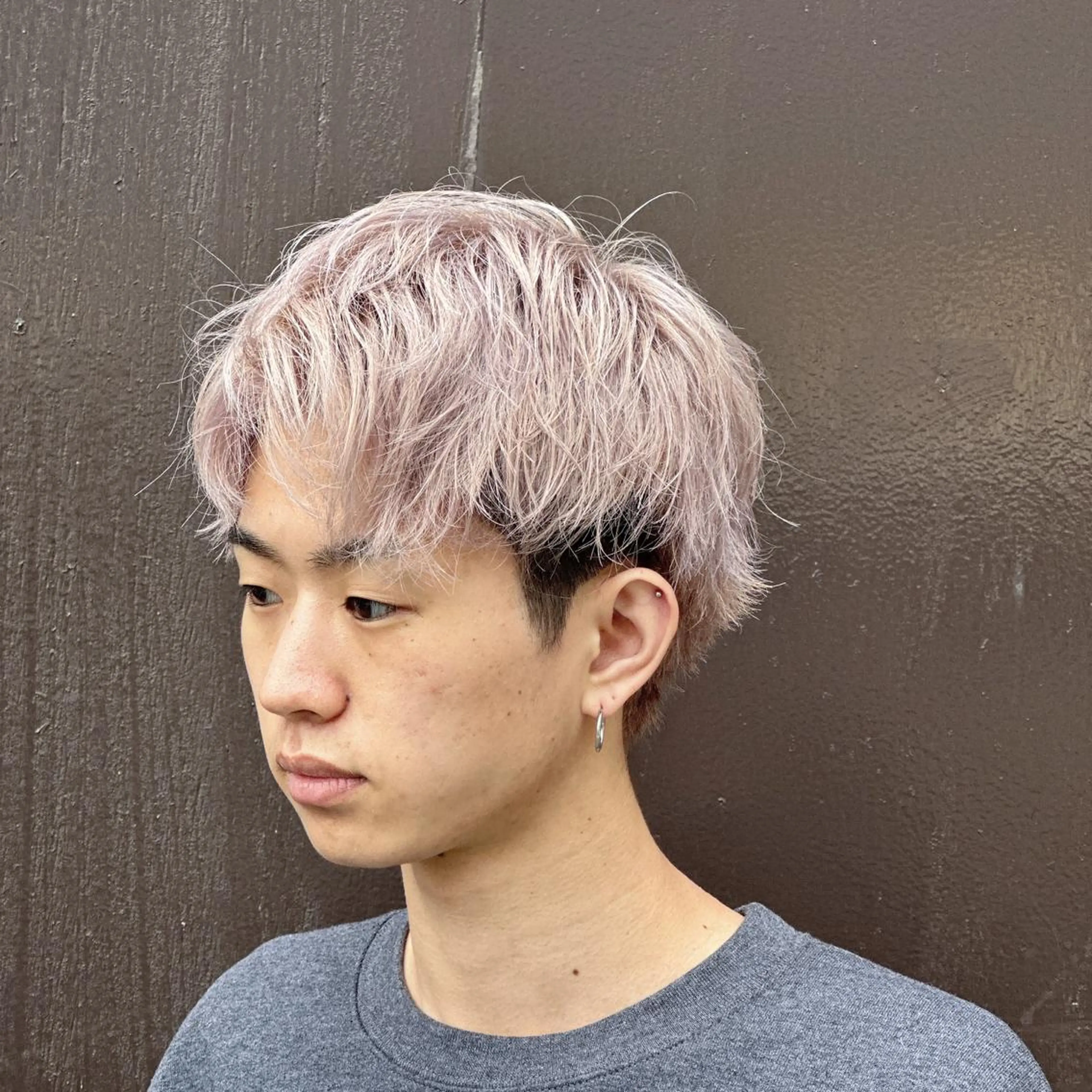 カラー メンズ ヘアカラー 🎖️似合わせメンズ パーマ🎖️カネキのヘアスタイル