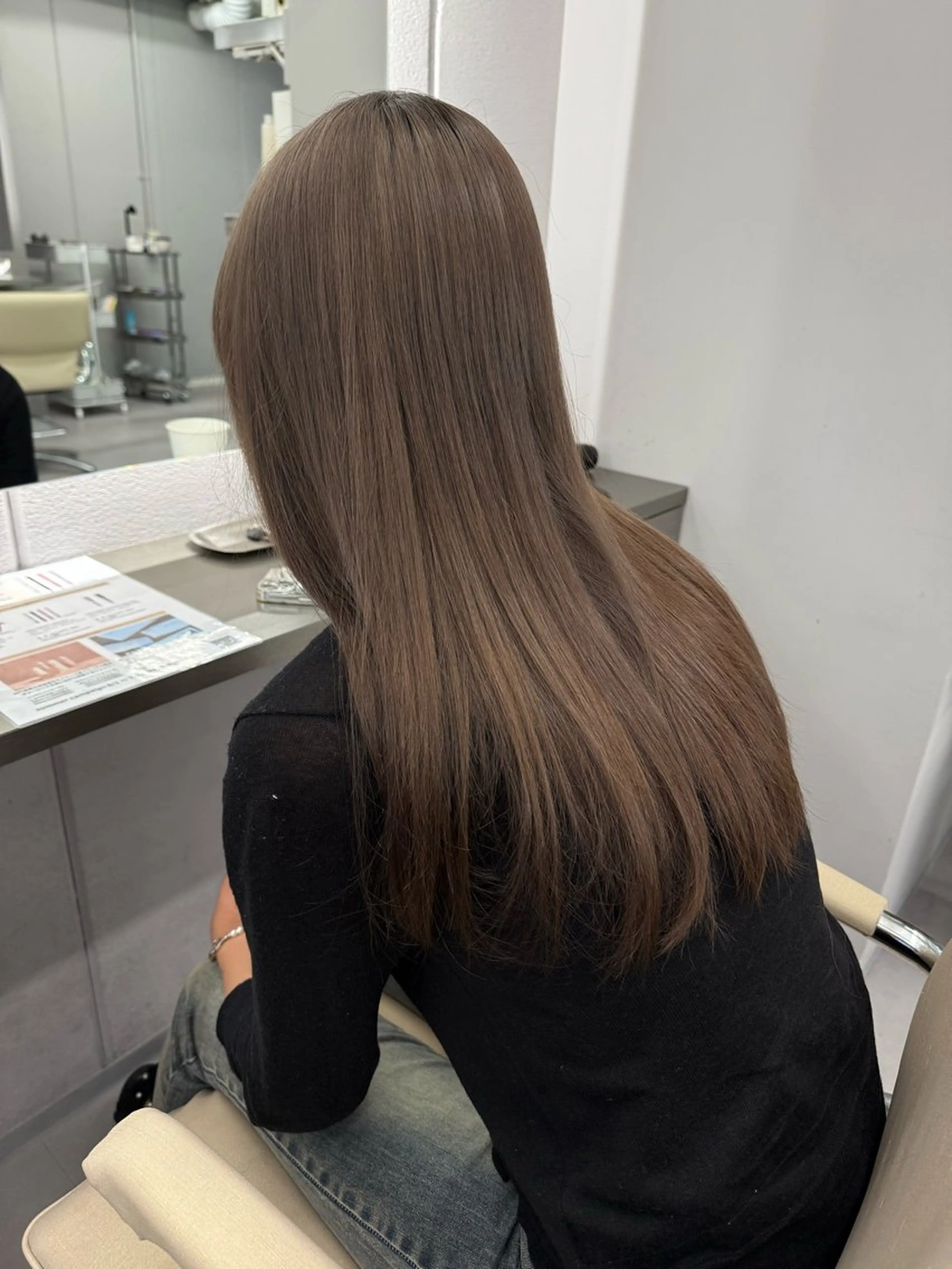 ロング ケアカラー 髪質改善 akari/髪質改善 /ブリーチ/名古屋のヘアスタイル