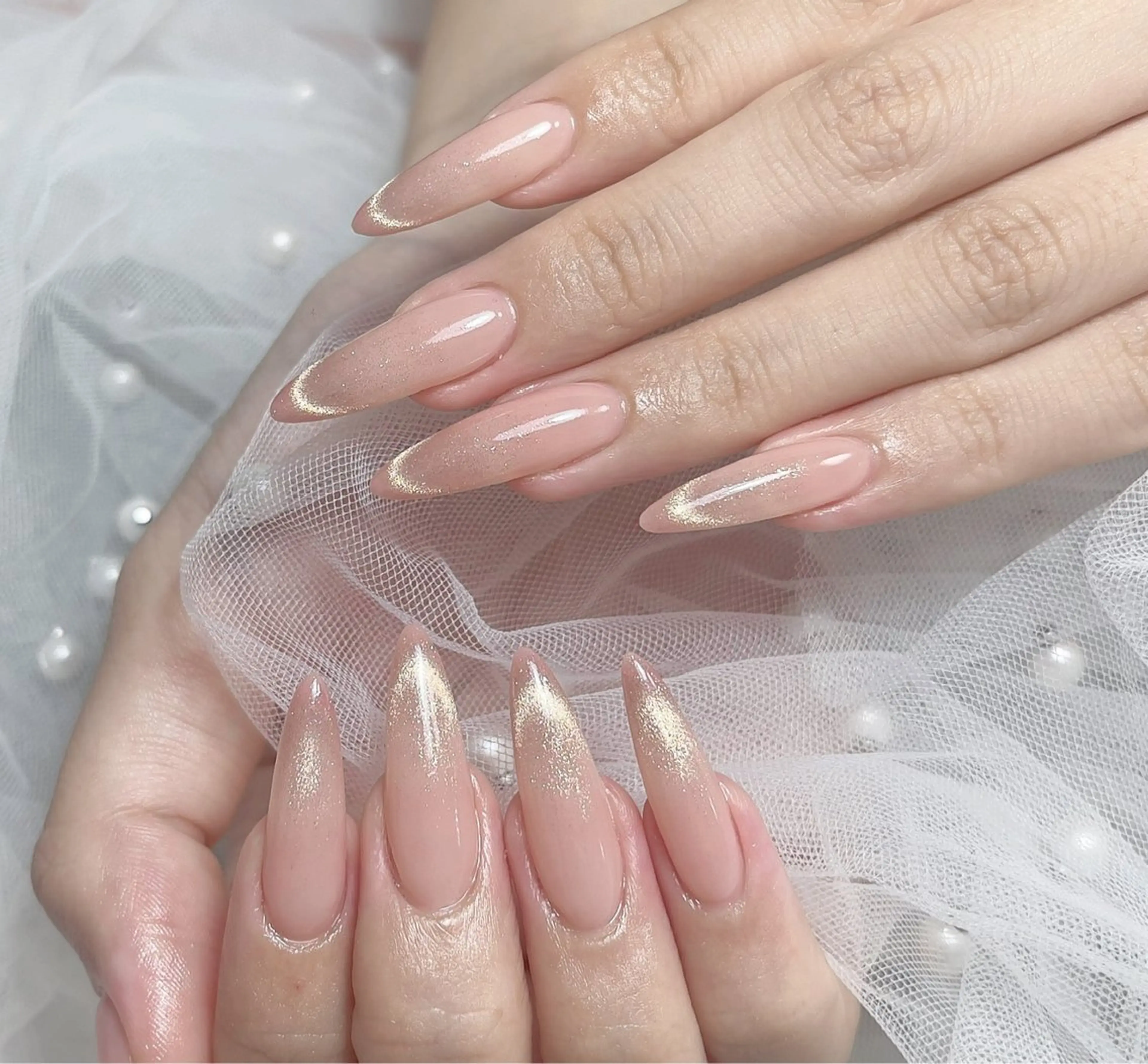 ネイル 𝐲𝐮𝐦𝐢🎀 長さ出しデザイン専門のネイルデザイン