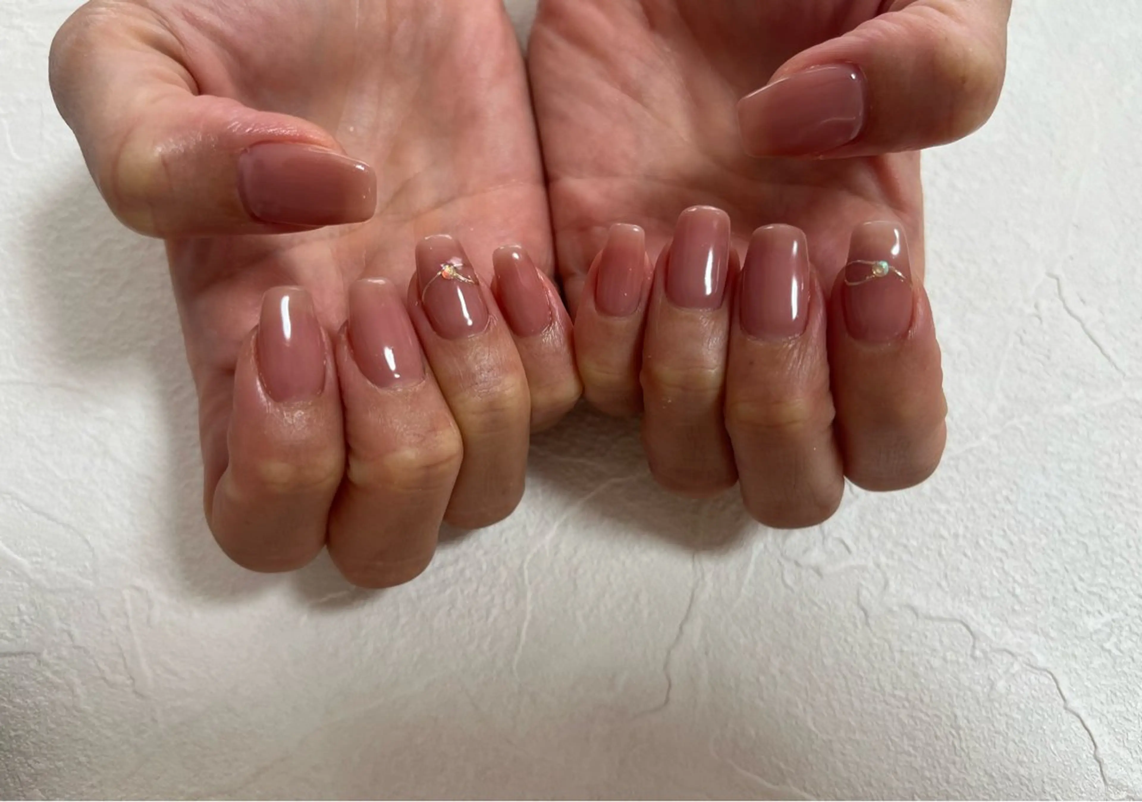 ネイル オーロラネイル フットネイル フレンチネイル ジェルネイル 韓国ネイル ハンドネイル kiki nail たまプラーザのネイルデザイン