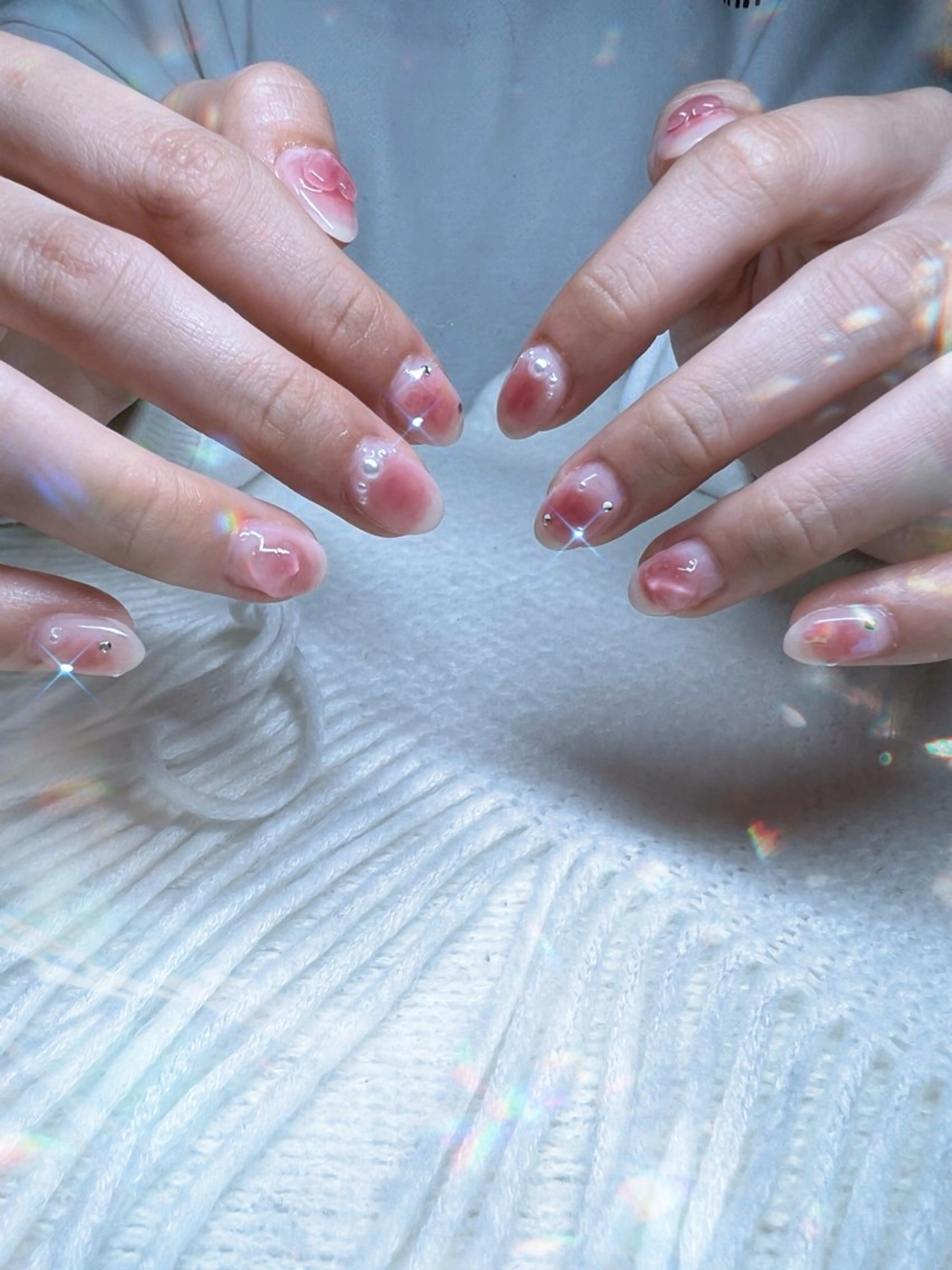 ネイル チークネイル セプトネイル西大寺店 香取のネイルデザイン