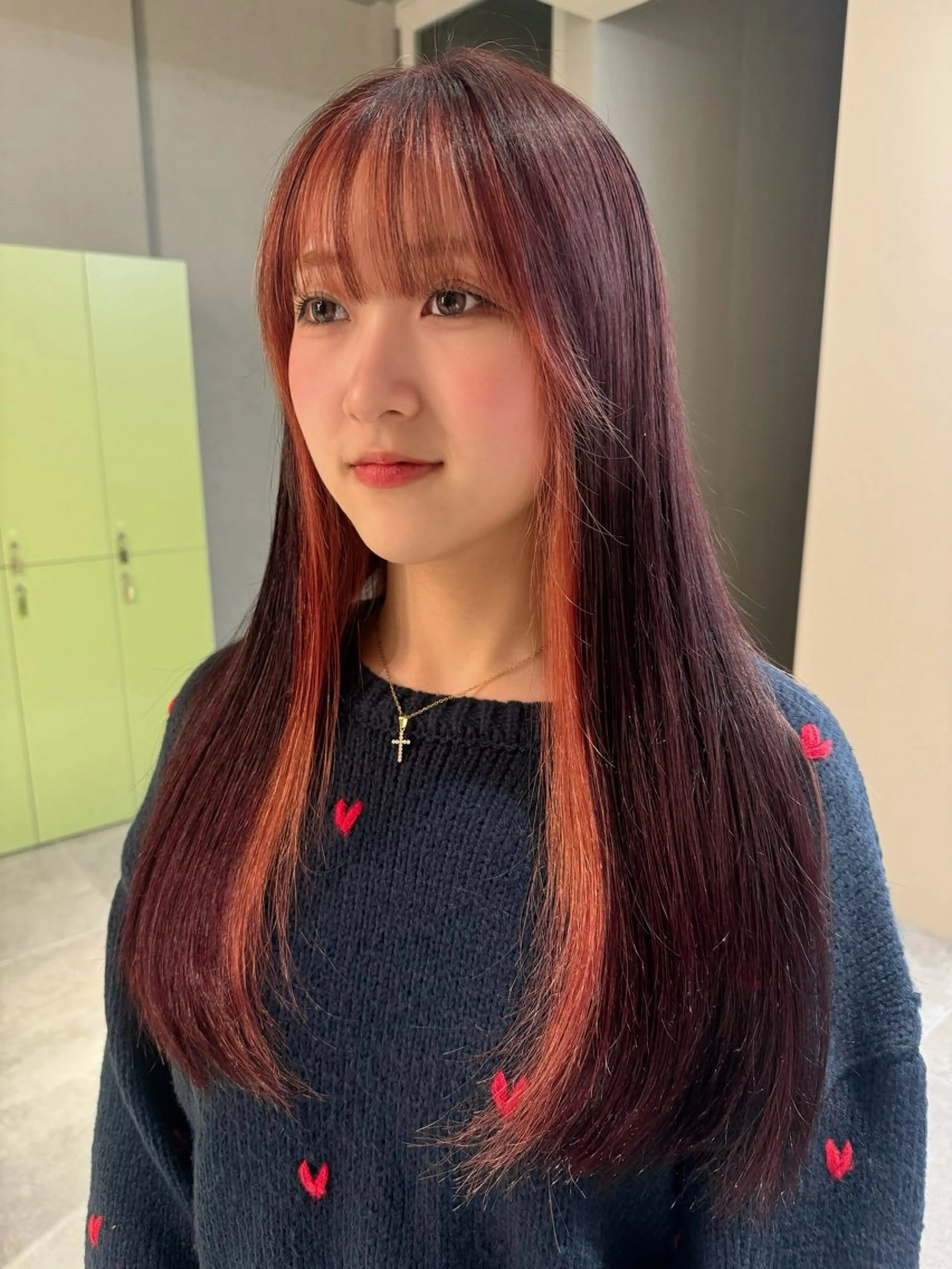 セミロング カラー 無料ボブカットモデル 様募集中/あいらのヘアスタイル