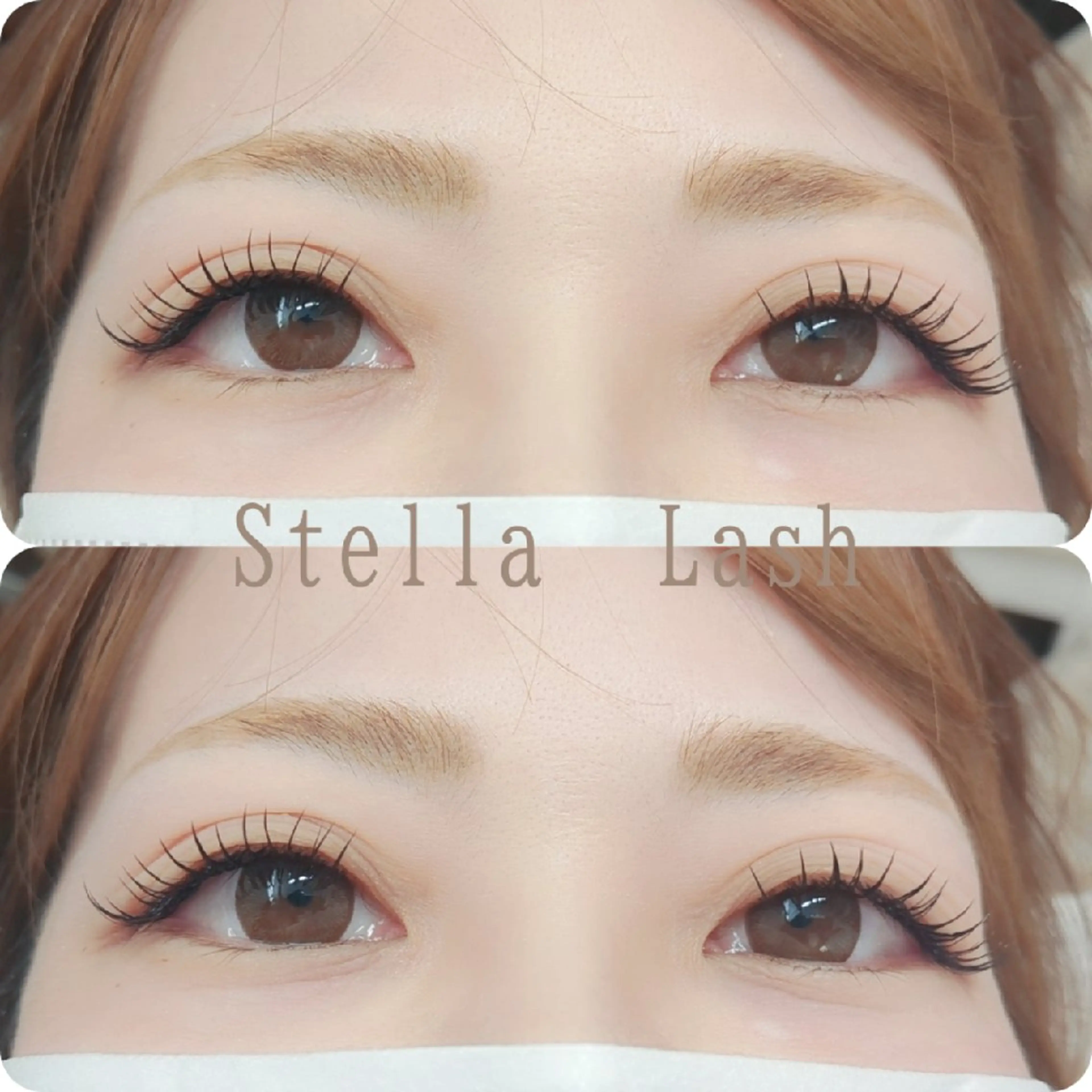 マツエク・マツパ 束感まつ毛 フラットラッシュ マツエク Stella  Lashのマツエク・マツパデザイン
