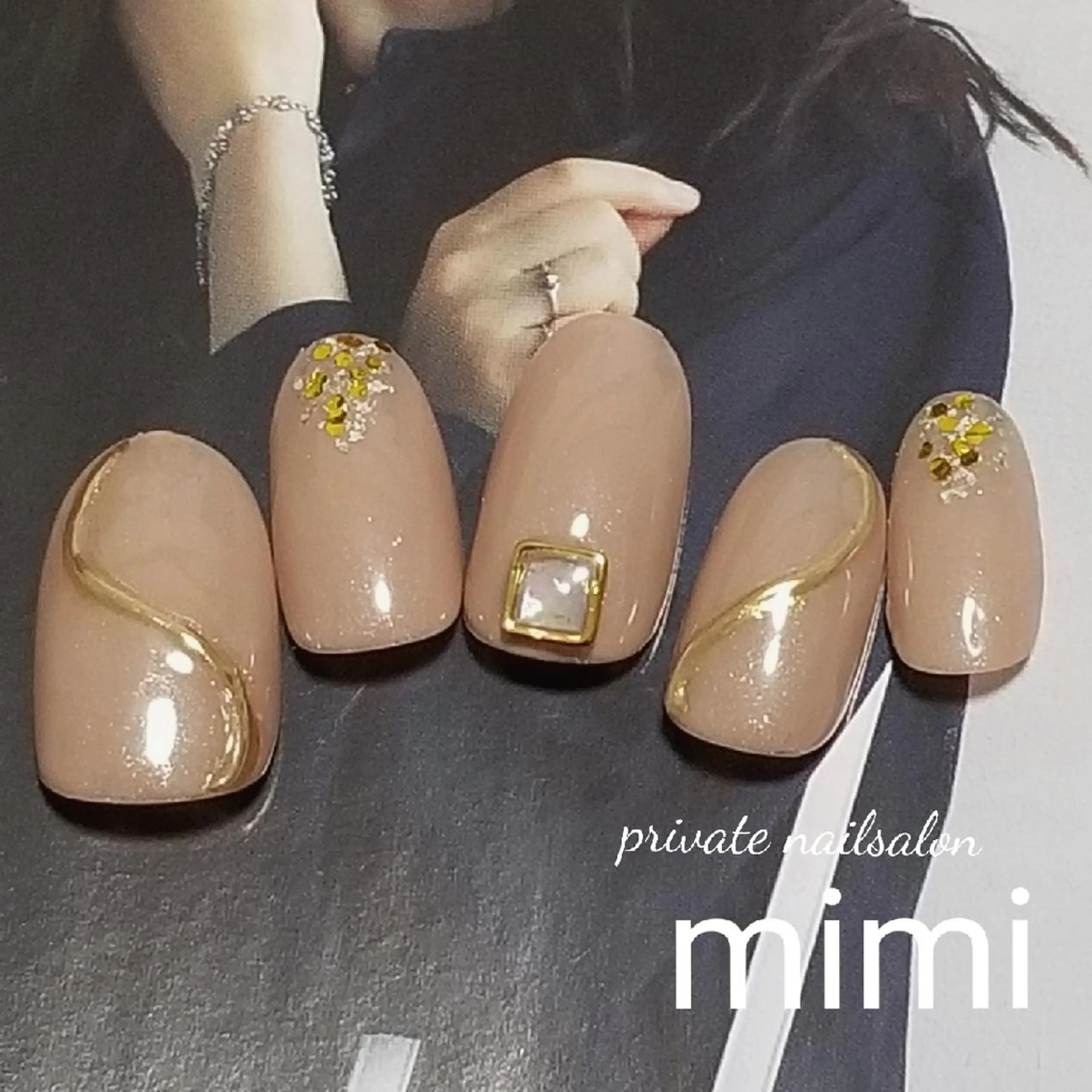 ネイル ニュアンスネイル 博多ネイル ｍｉｍｉのネイルデザイン