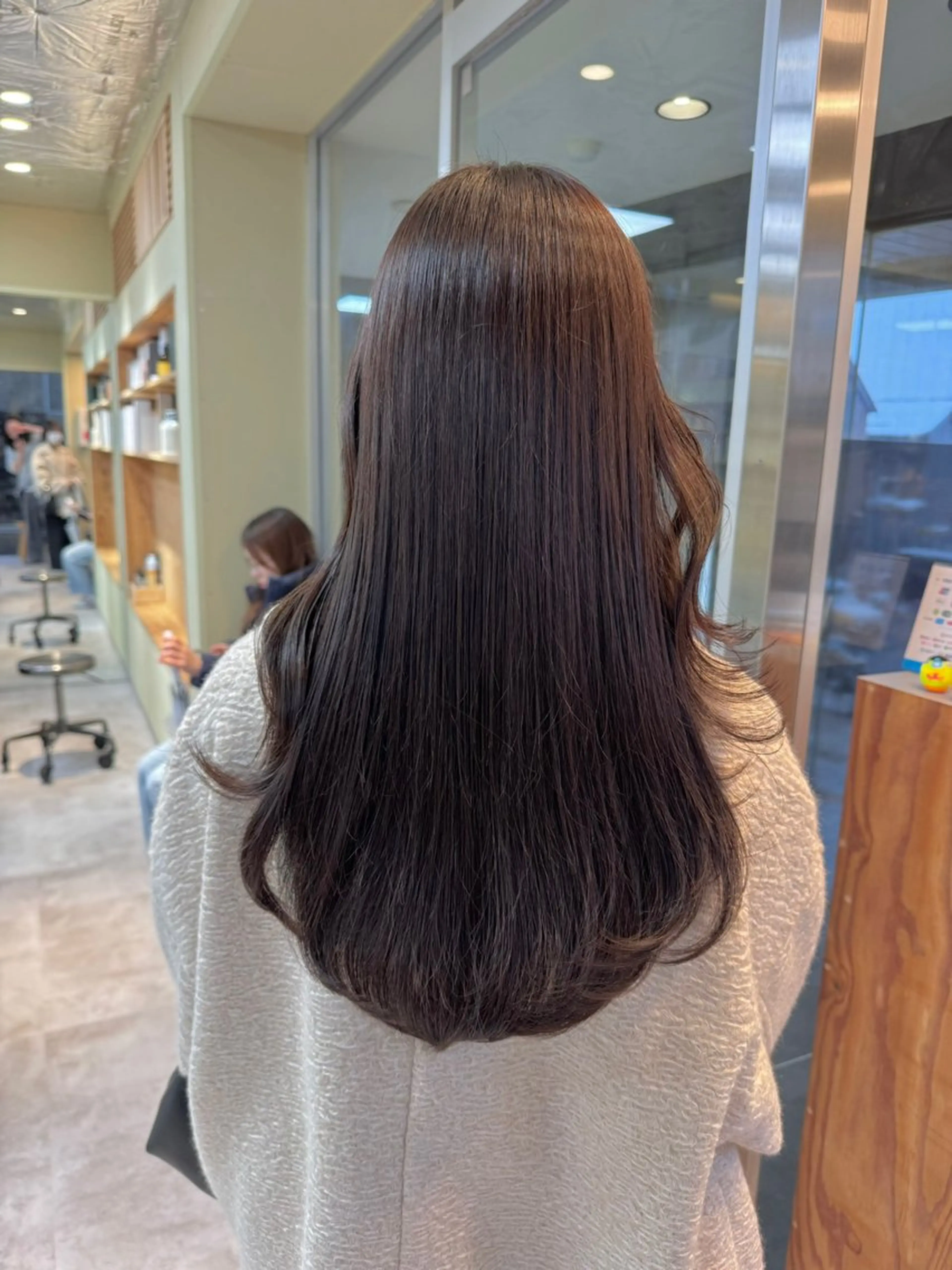 ロング カラー カット ヘアカラー ブリーチなしWカラー レイヤー/KOHNOのヘアスタイル