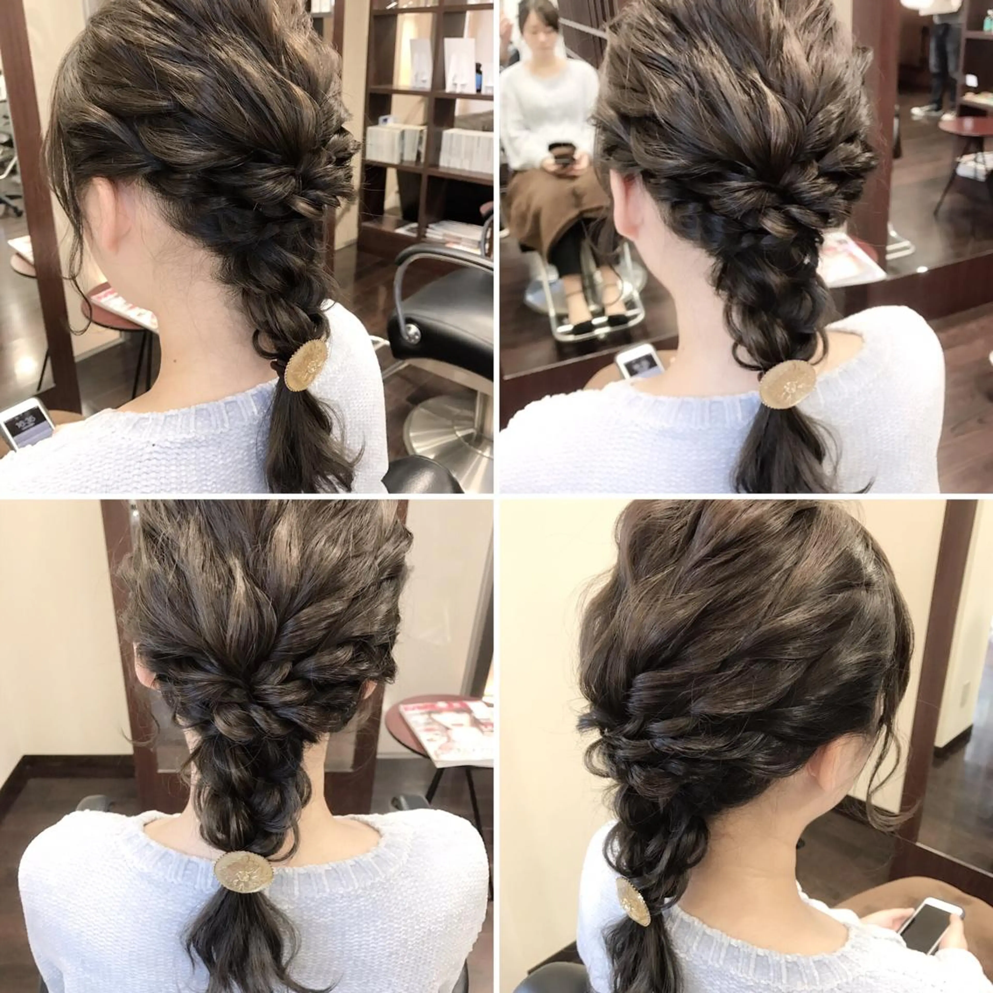 セミロング ロング ヘアアレンジ 沢田 瞳のヘアスタイル