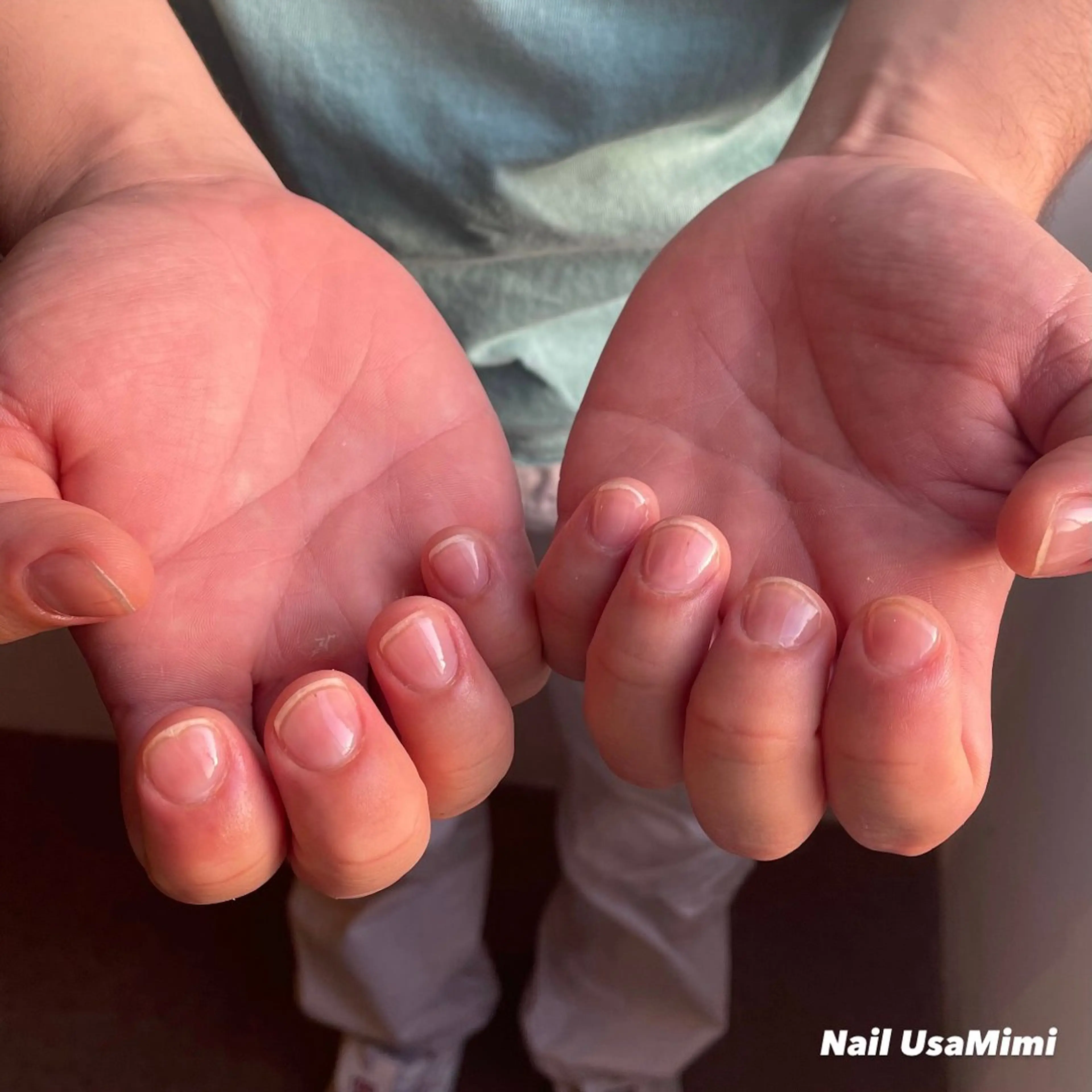 ネイル ジェルネイル マグネットネイル 持ち込み ワンカラーネイル パラジェル 本町ネイルNail UsaMimiのネイルデザイン